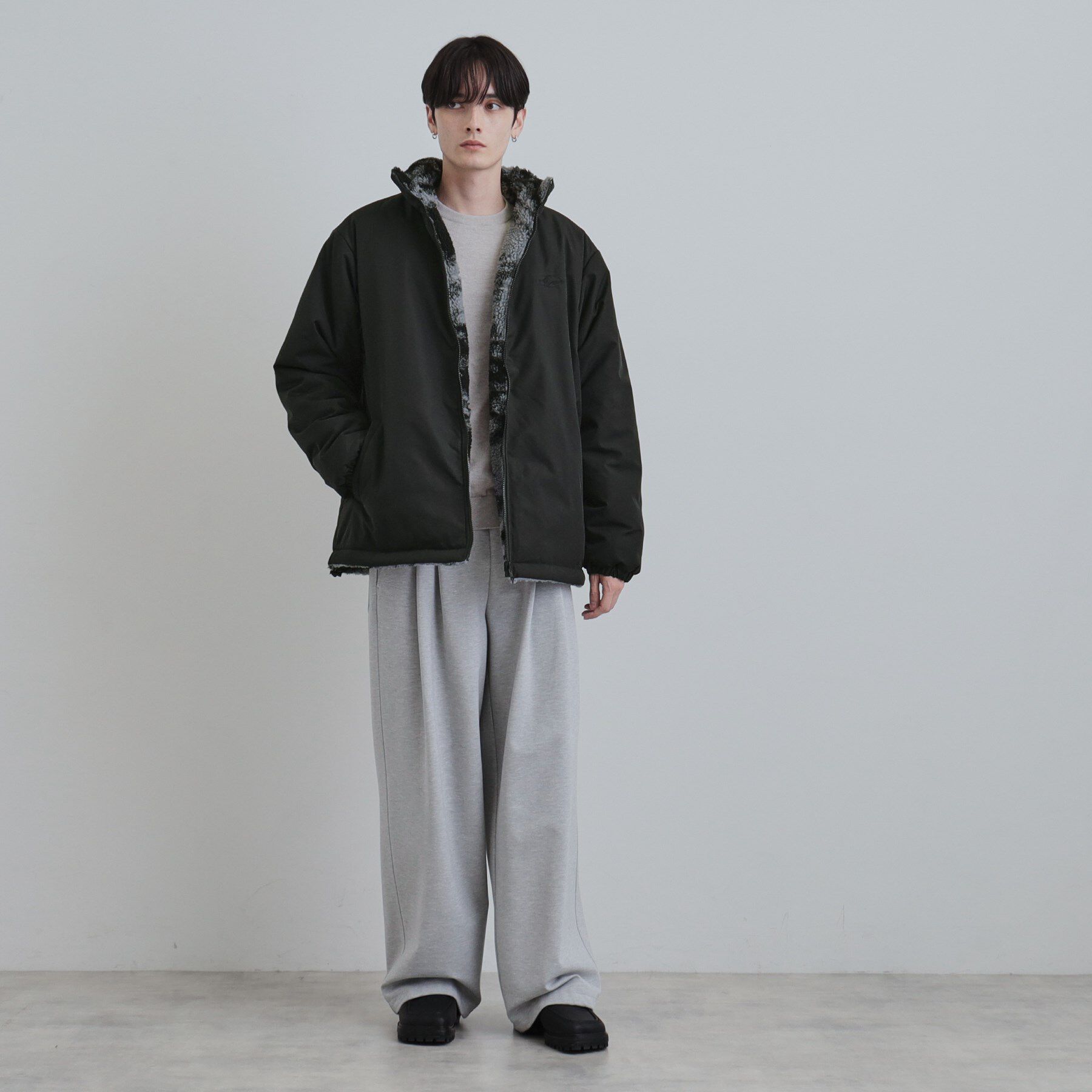 tk.TAKEO KIKUCHI「【WEB限定】リバーシブルボアブルゾン」|ブルゾン・スタジャン|