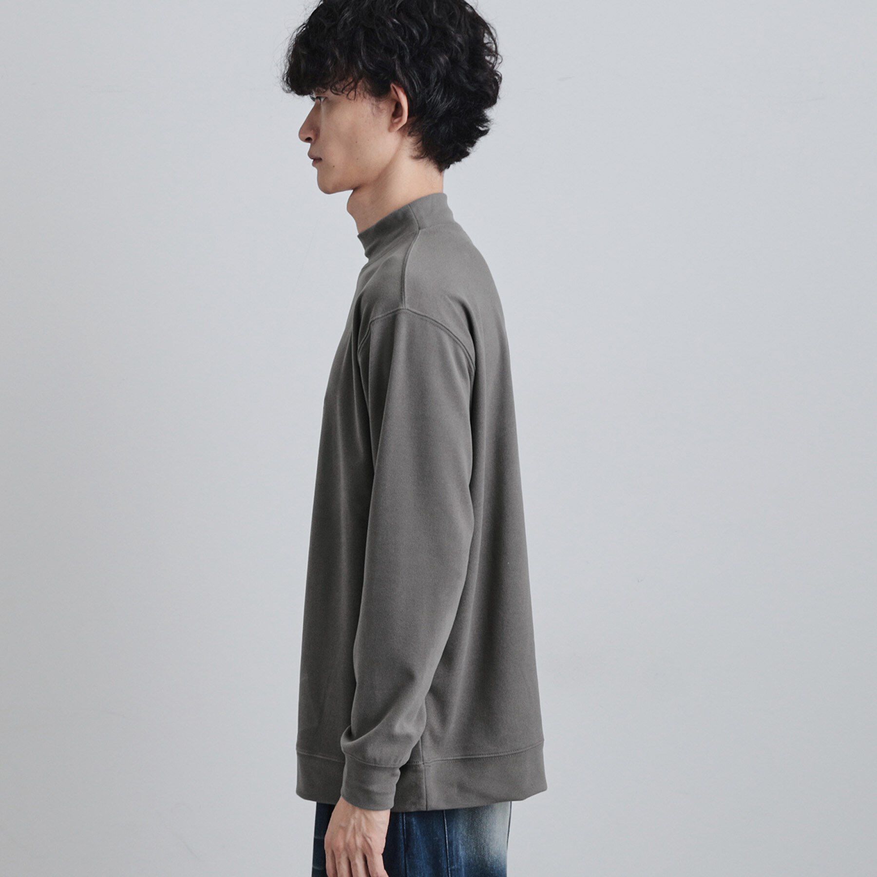 tk.TAKEO KIKUCHI「モイスチャースムースモックネックカットソー」|Tシャツ・カットソー|