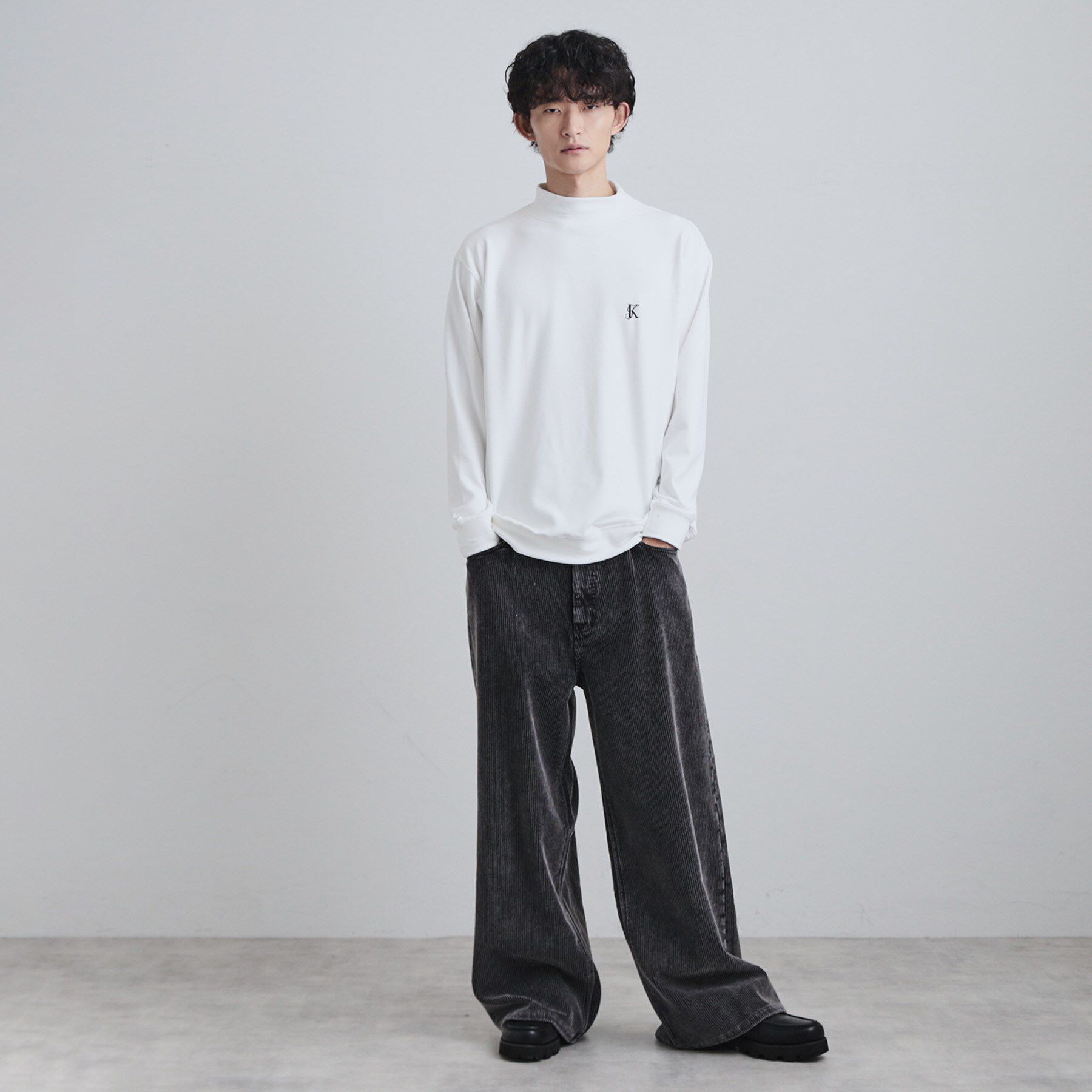 tk.TAKEO KIKUCHI「モイスチャースムースモックネックカットソー」|Tシャツ・カットソー|