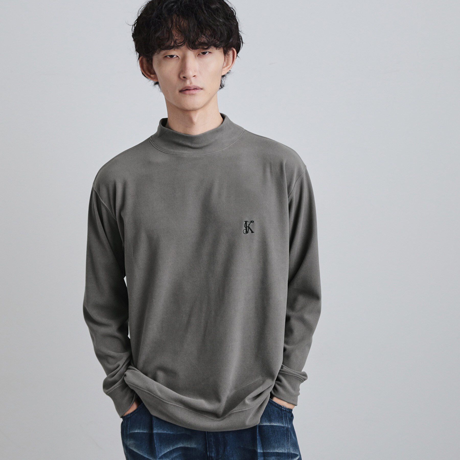 tk.TAKEO KIKUCHI「モイスチャースムースモックネックカットソー」|Tシャツ・カットソー|