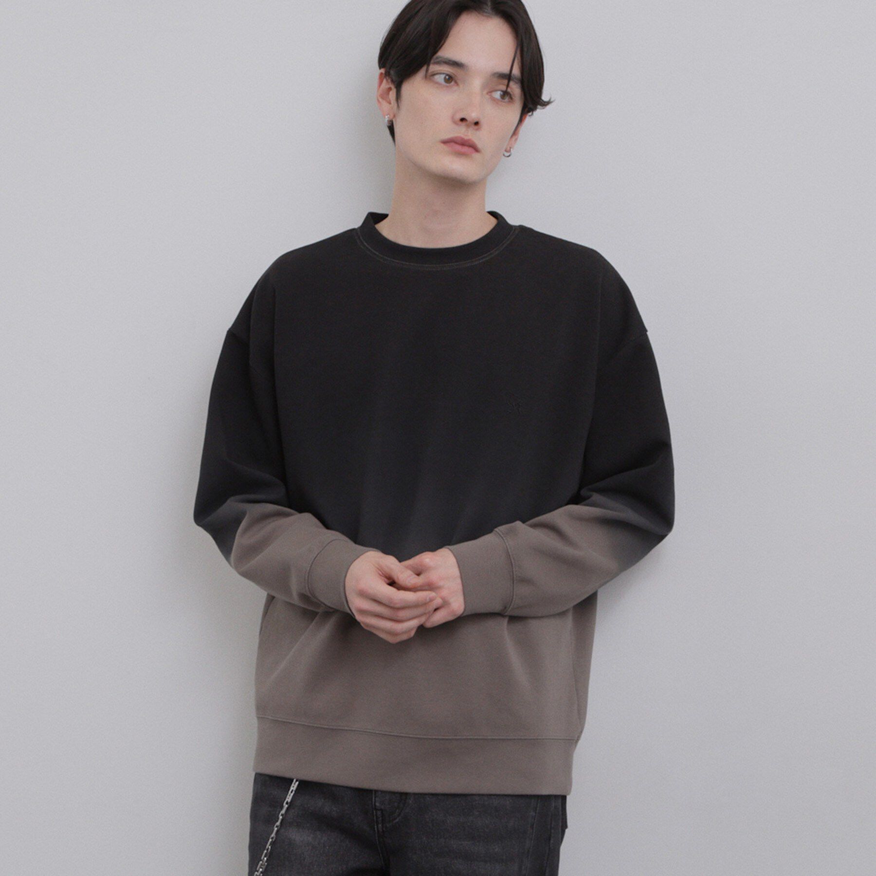 tk.TAKEO KIKUCHI「グラデーションスウェット」|パーカー|