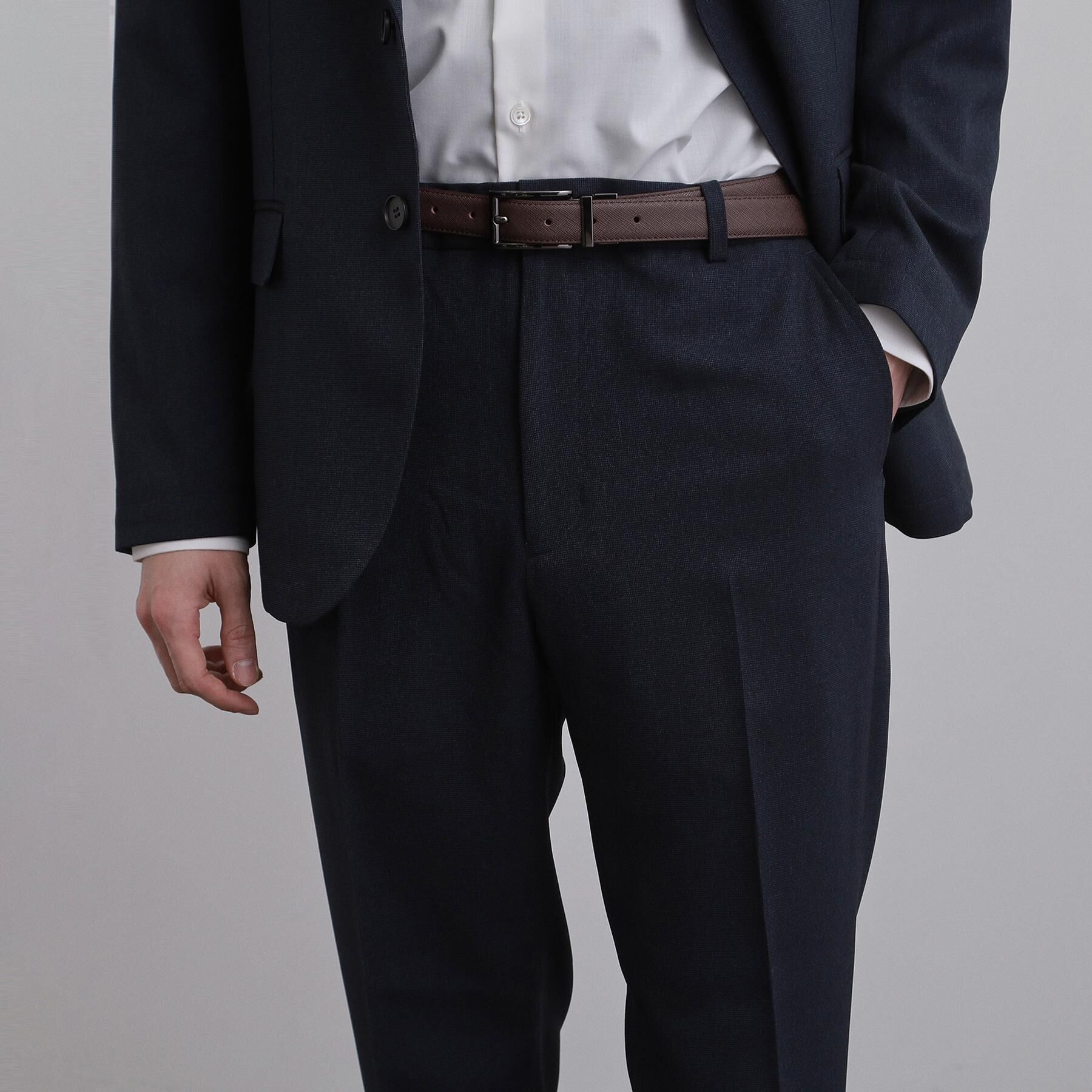 tk.TAKEO KIKUCHI「【２WAY】リバーシブルナローベルト」|ベルト|