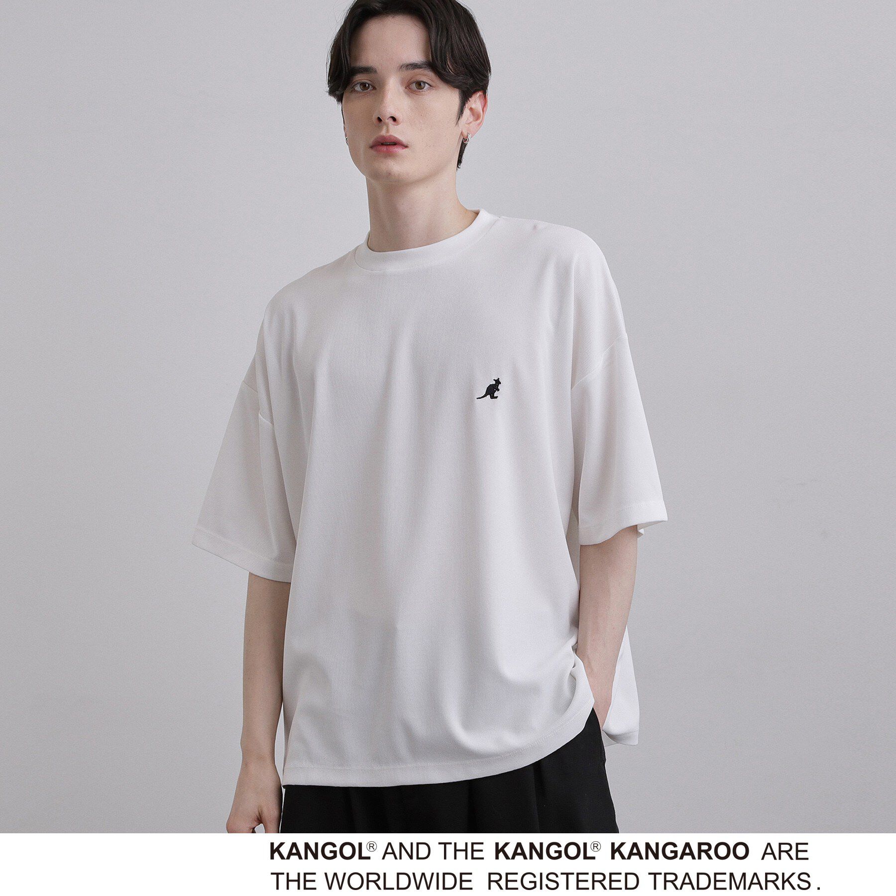 tk.TAKEO KIKUCHI「KANGOL ワンポイントTシャツ」|Tシャツ・カットソー|