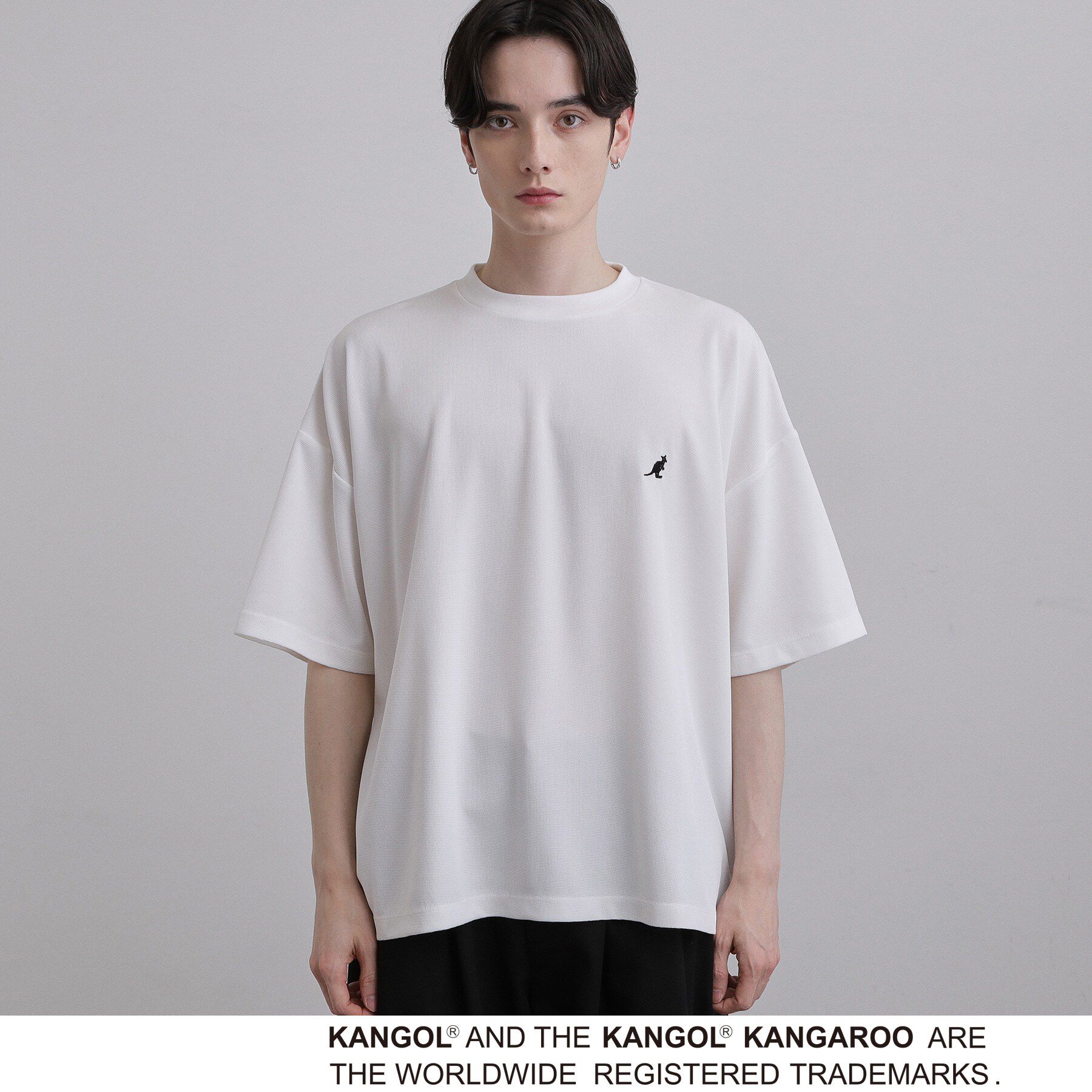 tk.TAKEO KIKUCHI「KANGOL ワンポイントTシャツ」|Tシャツ・カットソー|