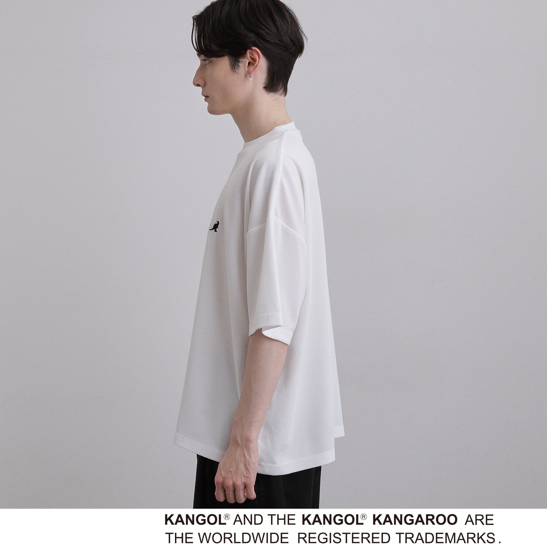 tk.TAKEO KIKUCHI「KANGOL ワンポイントTシャツ」|Tシャツ・カットソー|