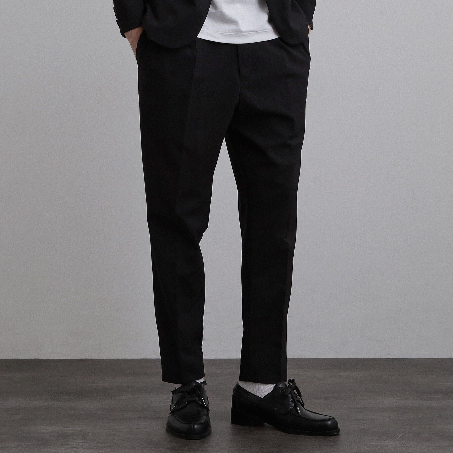 tk.TAKEO KIKUCHI「COOLMAX（R）テーパードスラックス」|その他|