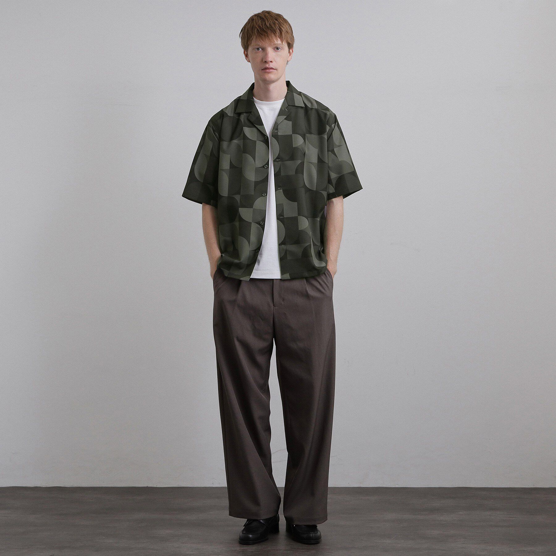 tk.TAKEO KIKUCHI「幾何学プリントシャツ」|シャツ・ブラウス|