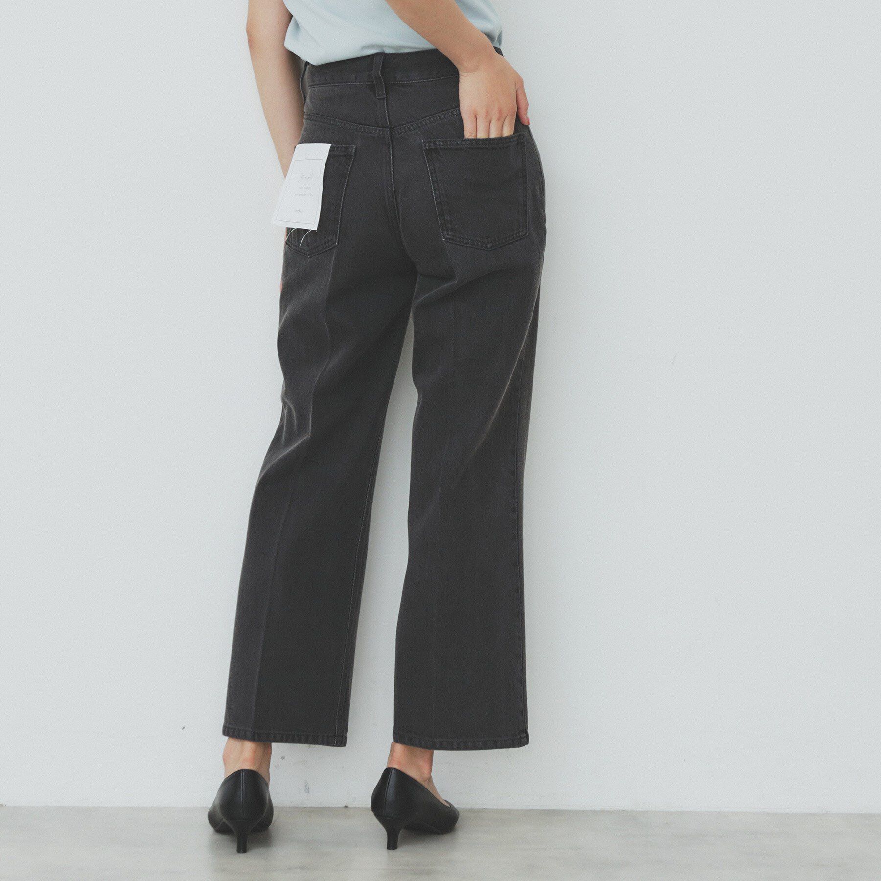 index「《丈が選べる》ストレートデニムパンツ【洗濯機洗い可】」|その他|