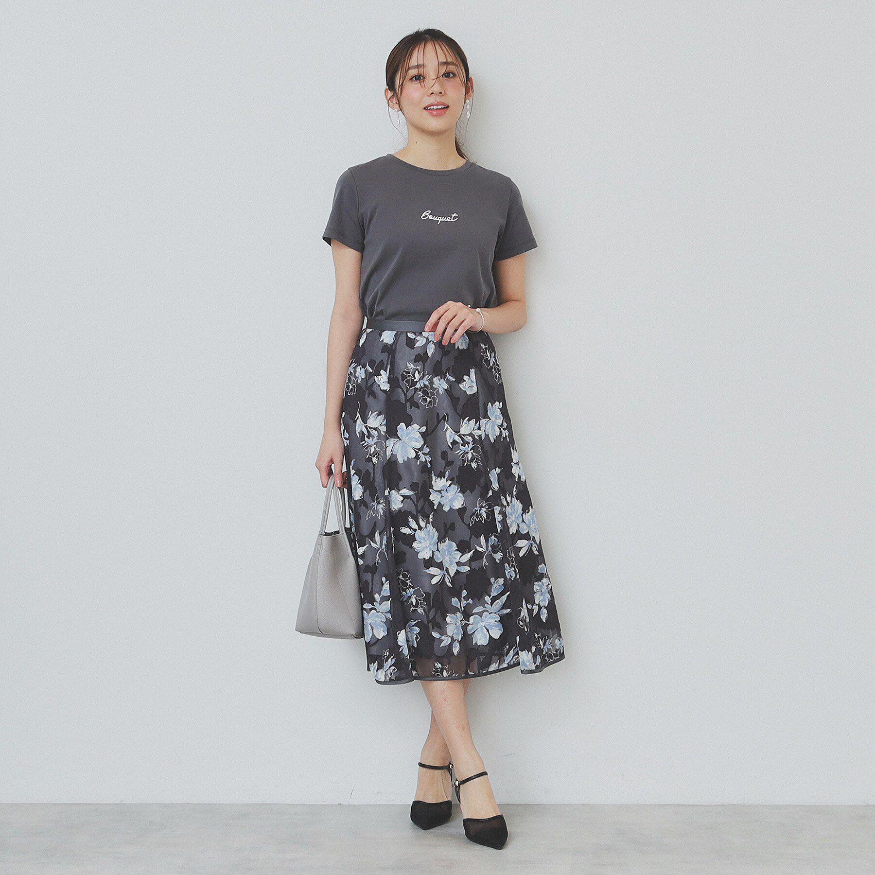 index「ワンポイントロゴ刺繍Tシャツ【UV/接触冷感/洗濯機洗い可】」|Tシャツ・カットソー|