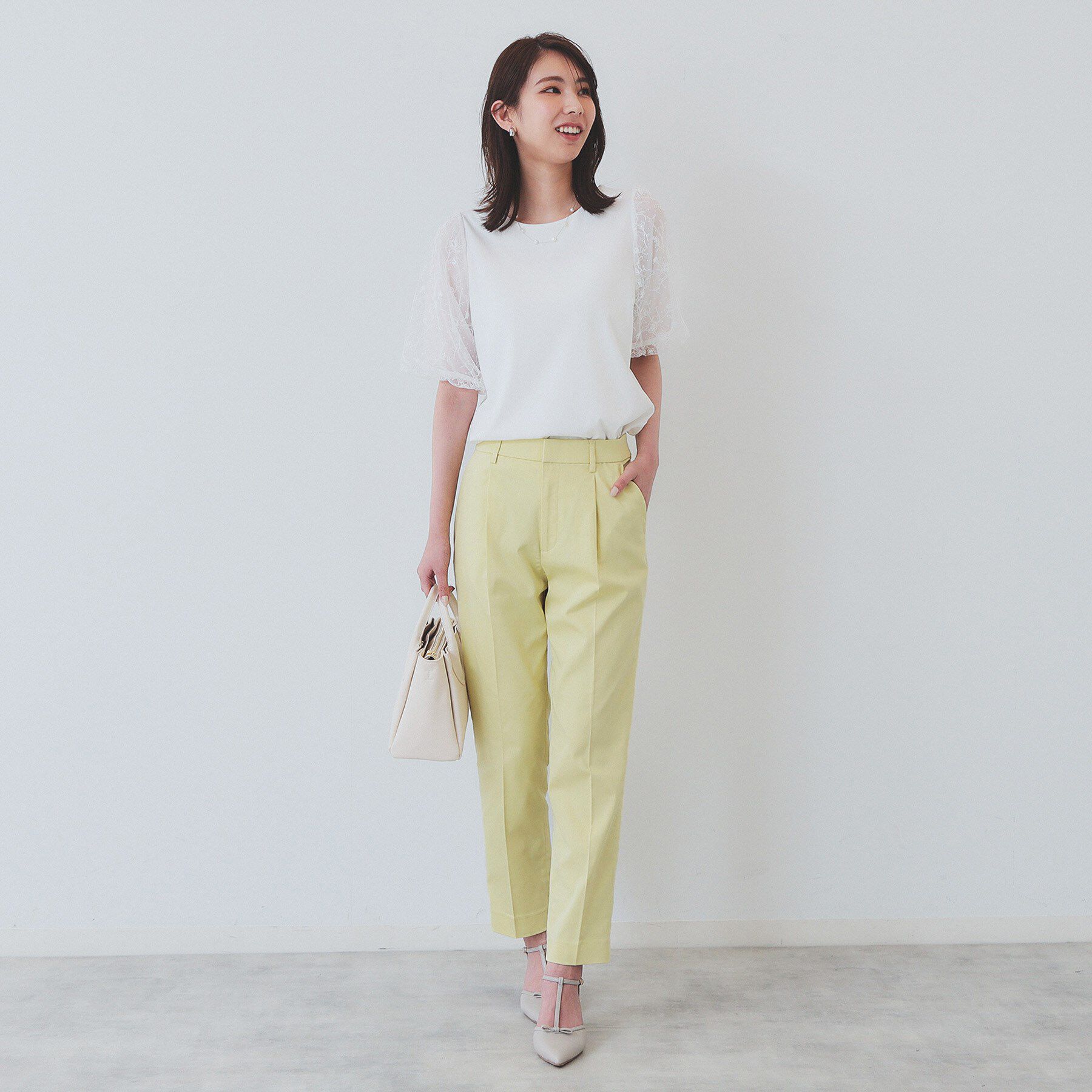 index「《6色展開/XS-LLサイズ》コンパクトストレッチテーパードパンツ【洗濯機洗い可/吸水速乾/透け防止」|その他|