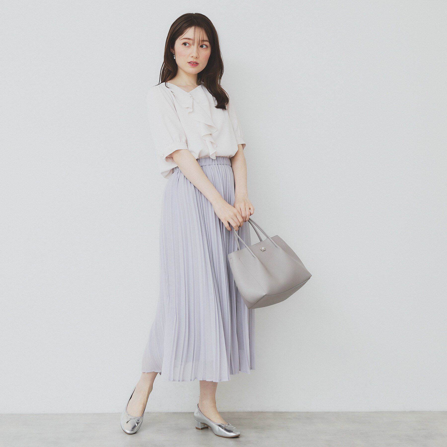 index「シアープリーツフレアスカート【洗濯機洗い可】」|スカート|