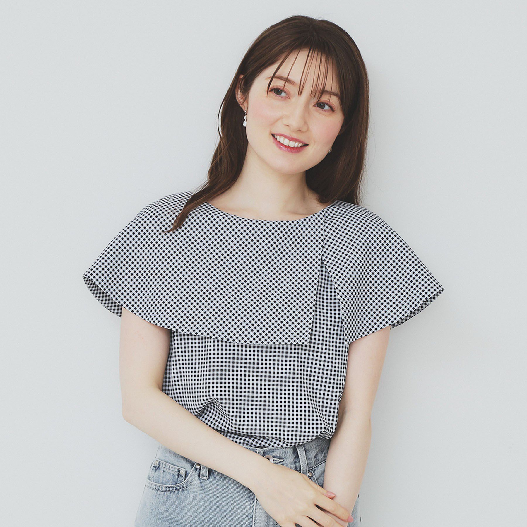 index「前後2wayオフショルカラーブラウス【洗濯機可】」|シャツ・ブラウス|