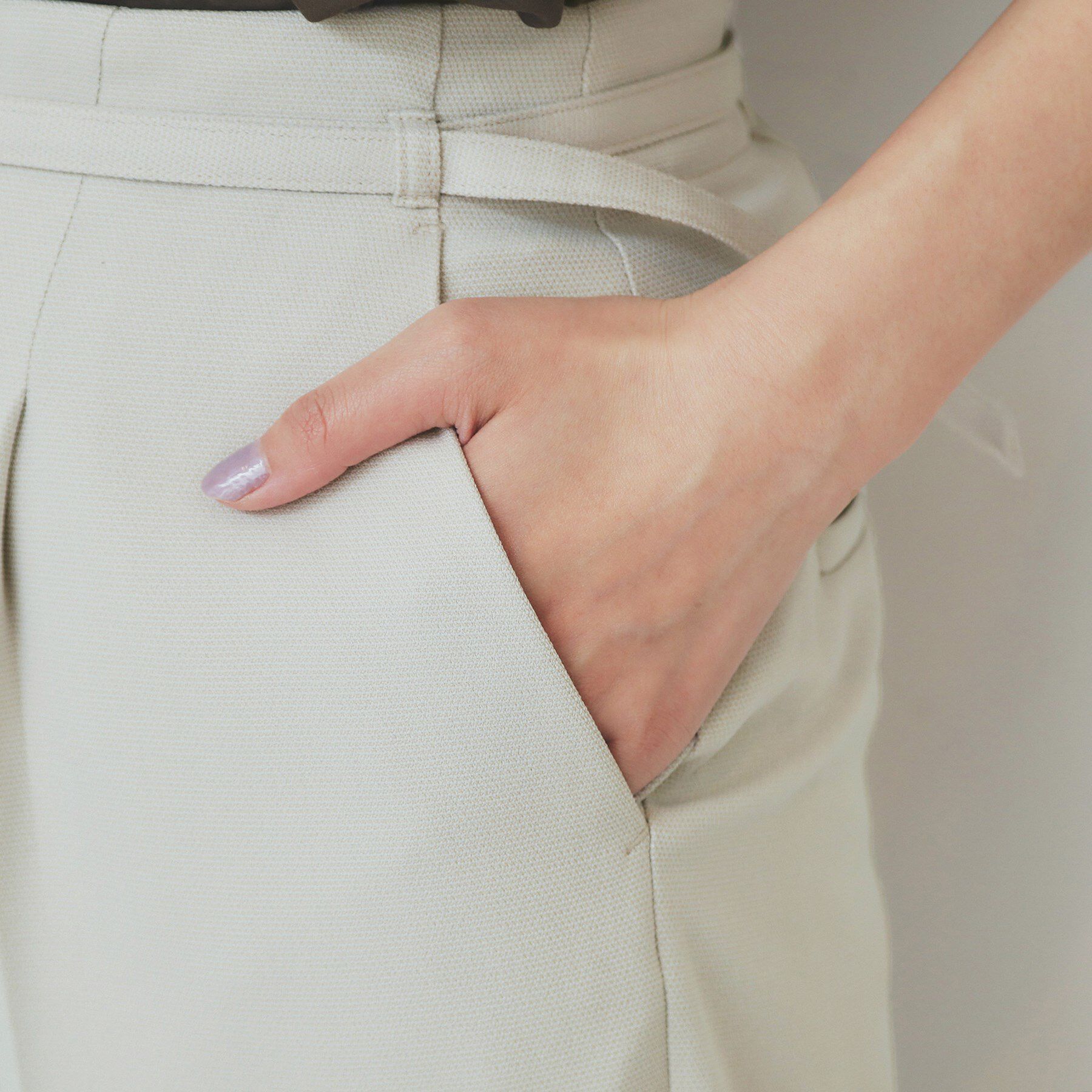 index「ストレッチテーパードパンツ【洗濯機洗い可/吸水速乾/防シワ】」|その他|