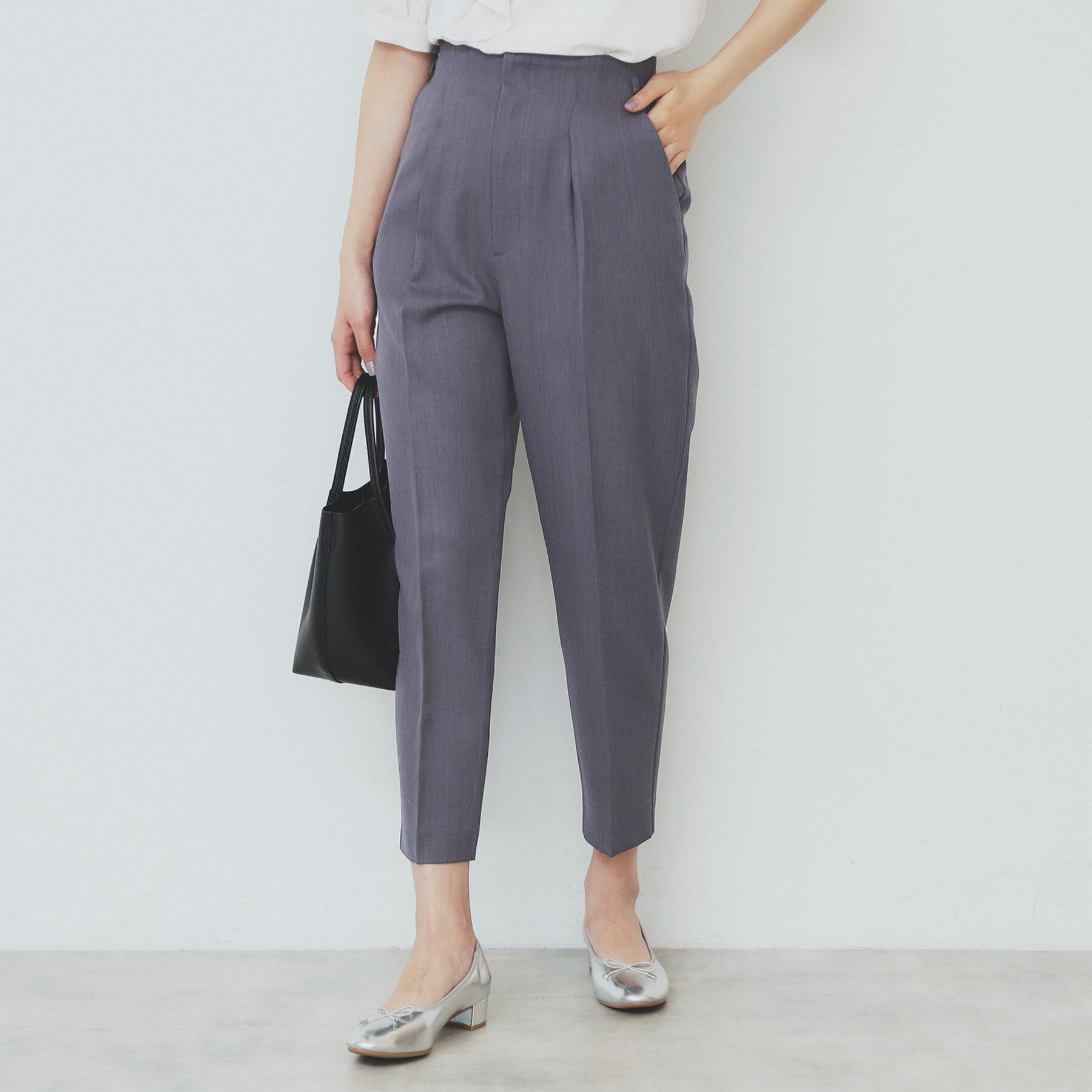 index「ストレッチテーパードパンツ【洗濯機洗い可/吸水速乾/防シワ】」|その他|