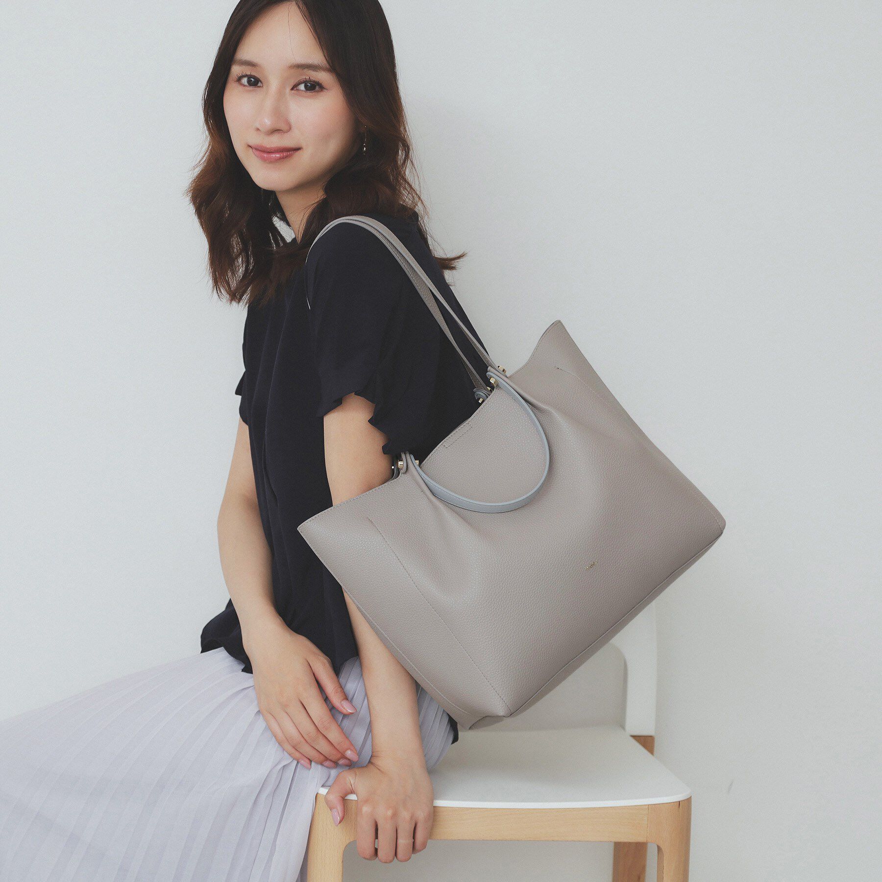 index「【軽量合皮】ダブルハンドルA4トートバッグ」|トートバッグ|