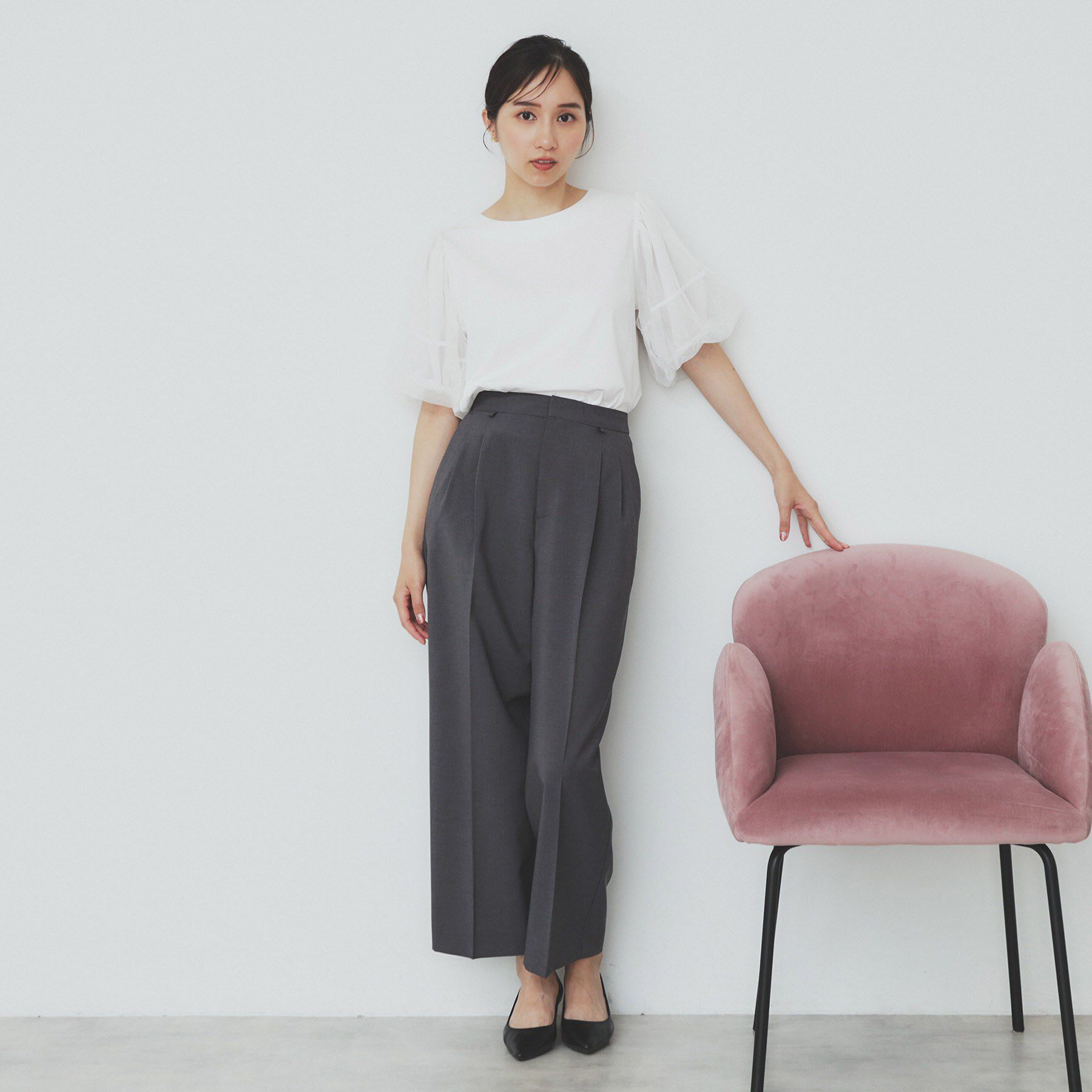 index「ストレッチ2タックワイドパンツ【洗濯機洗い可/接触冷感/吸水速乾】」|その他|