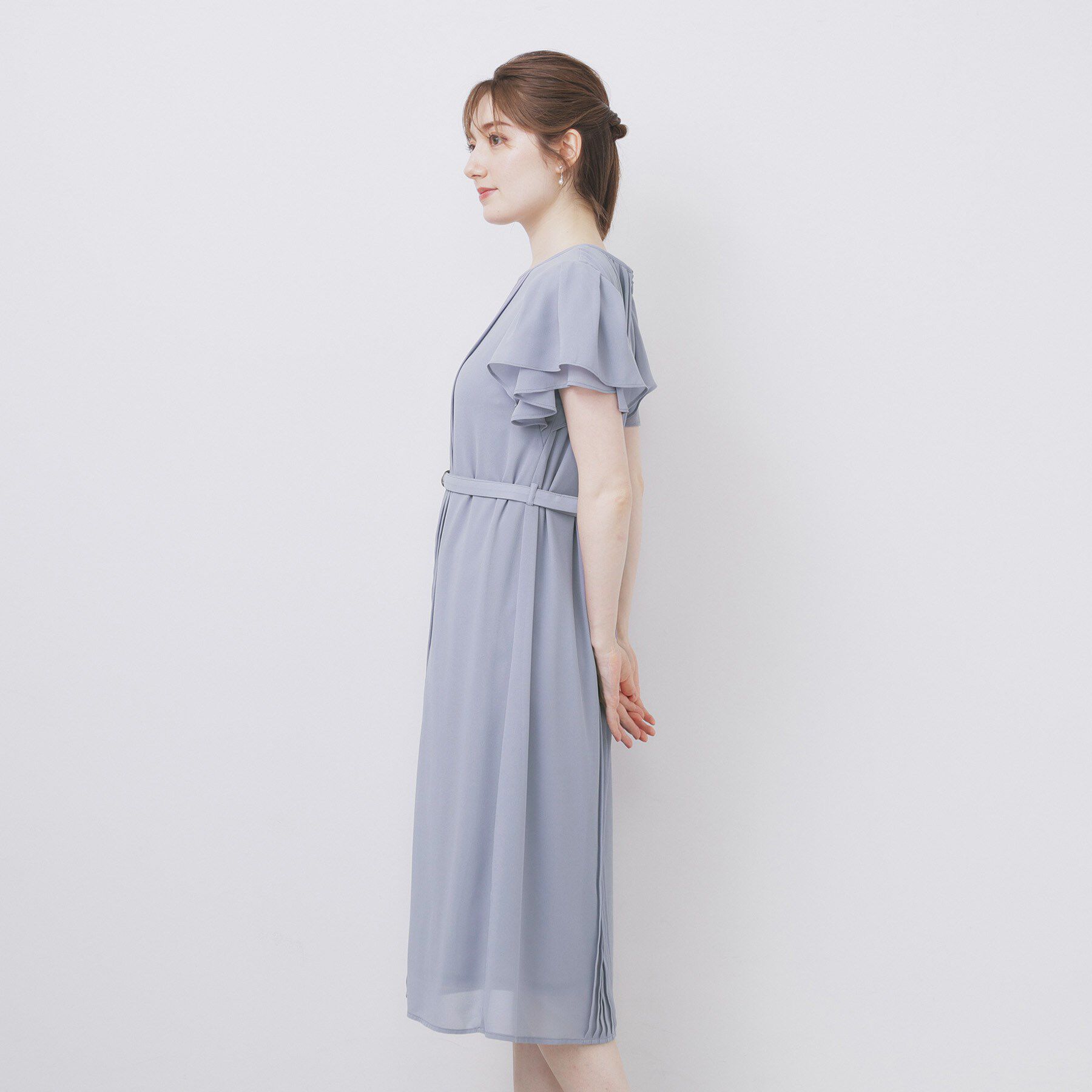 index「フロントタックIラインワンピース【洗濯機洗い可/防シワ】」|ワンピース|