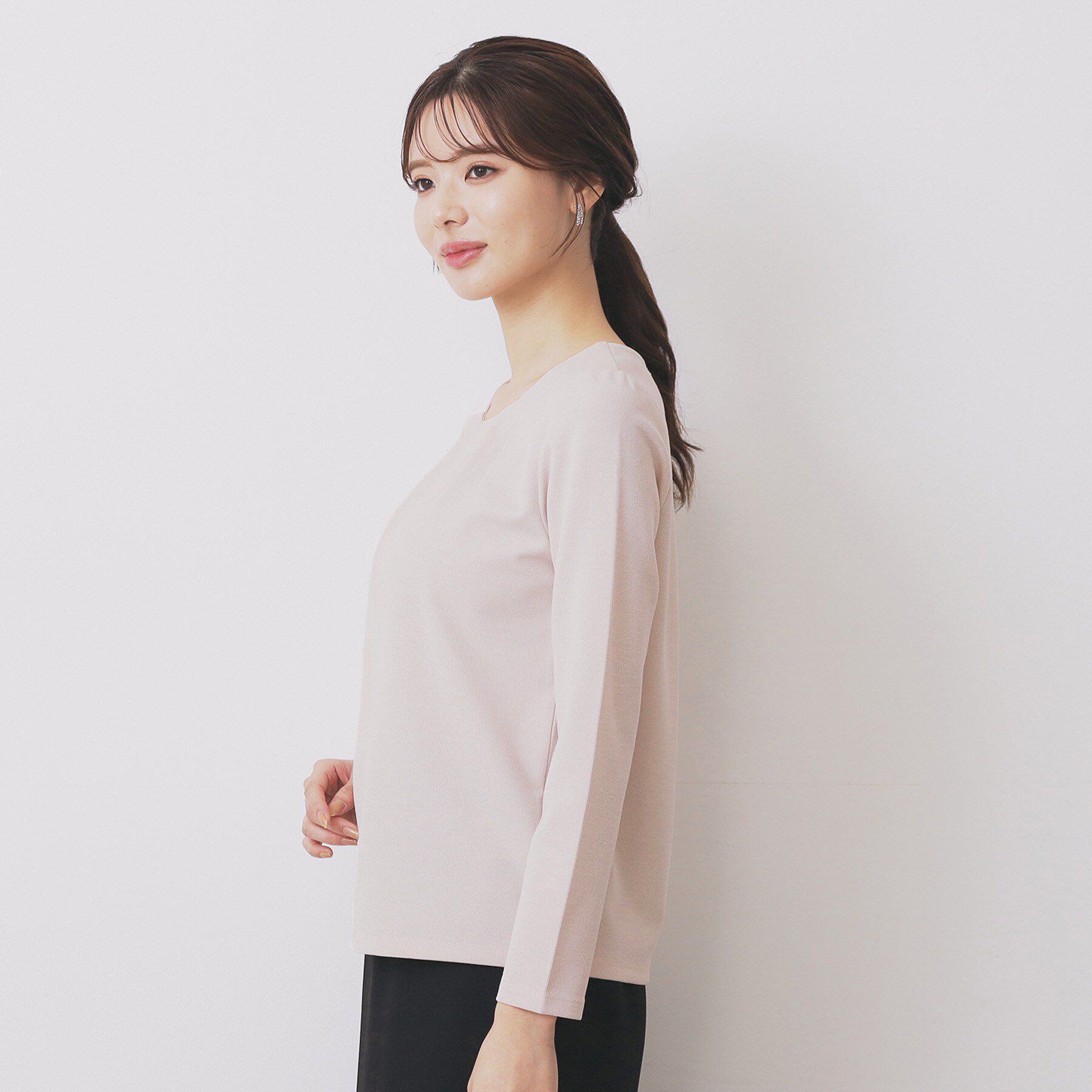 index「フロントタックトップス【洗濯機洗い可/UVケア】」|Tシャツ・カットソー|