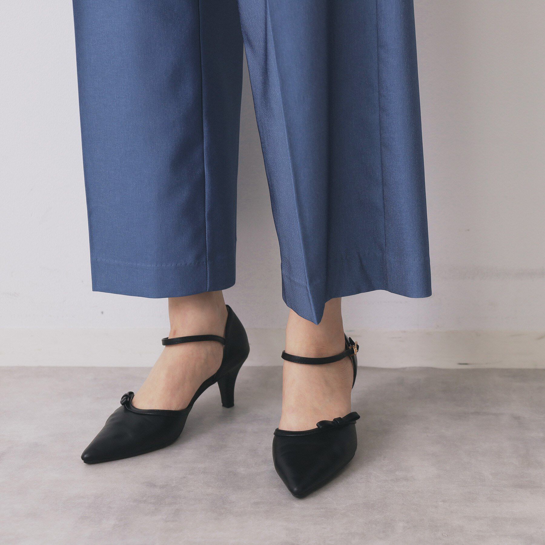 index「ベルト付きストレッチワイドパンツ【洗濯機洗い可】」|その他|