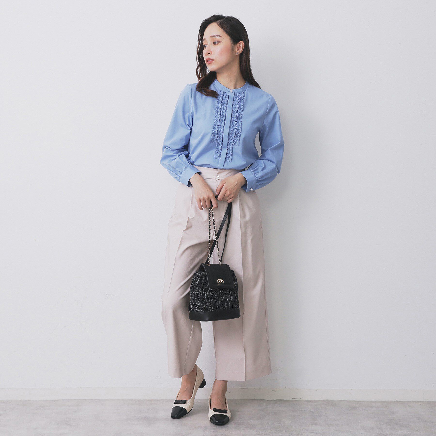 index「【長さ調整可能】ツイードミニリュック」|リュック|