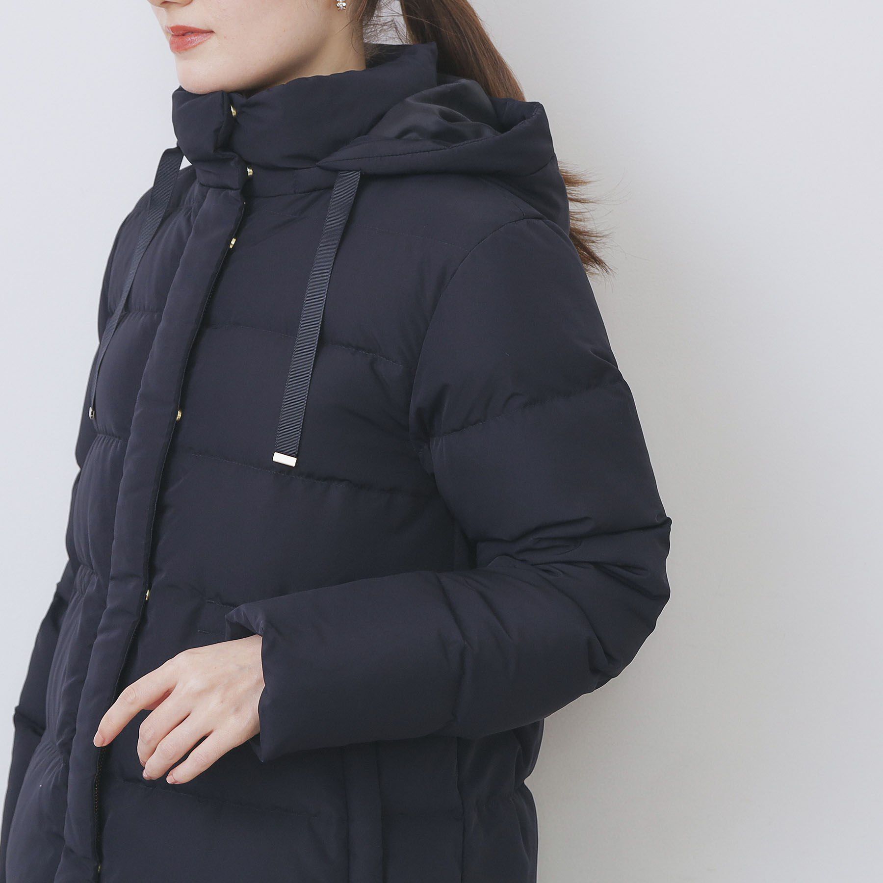 index「KAWADAダウンドロストミドルコート【撥水/洗濯機OK/2WAY/静電気防止裏地】《XS～3L》」|ダウン|