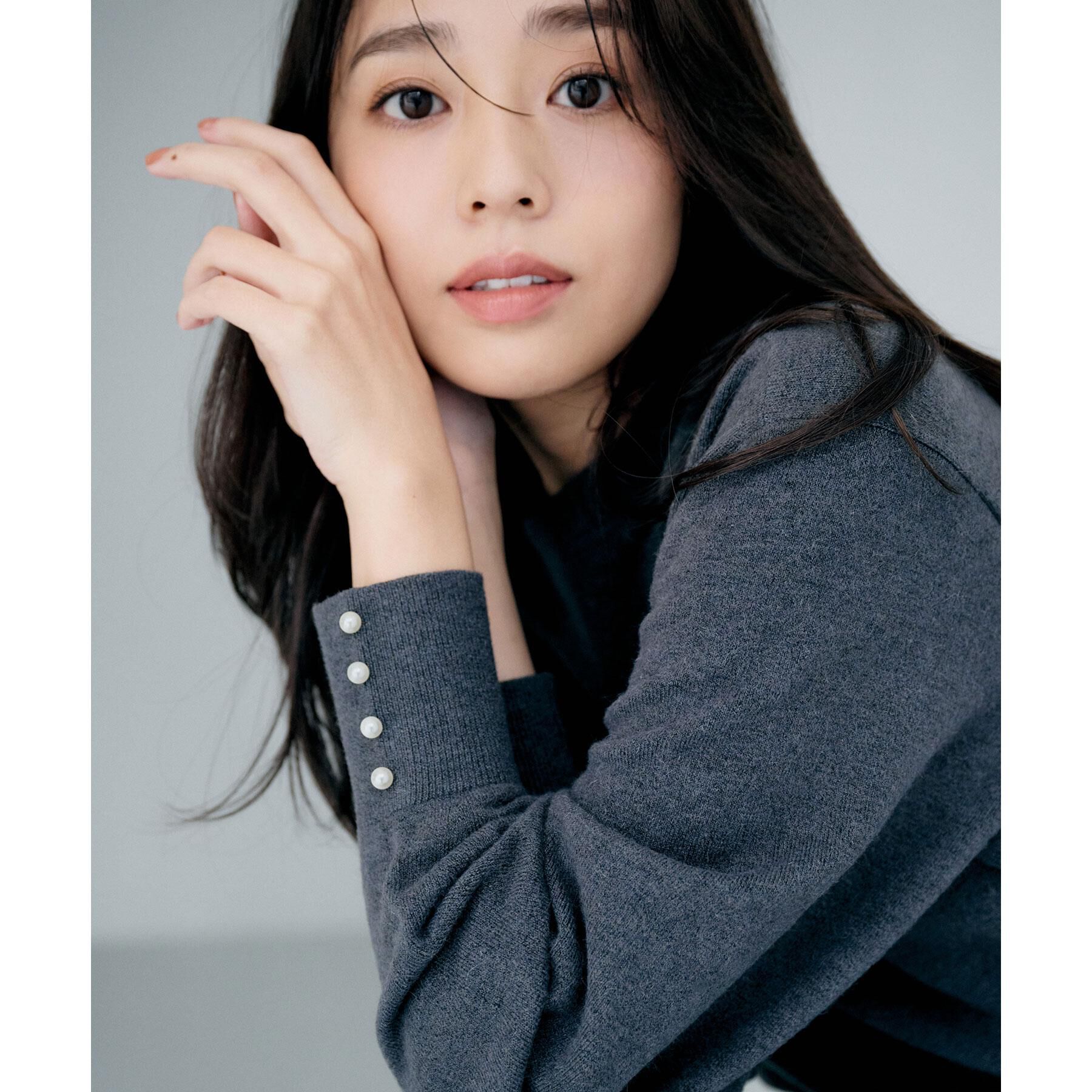 index「ふんわりボトルネックパフスリーブニット【洗濯機OK】」|ニット・セーター|