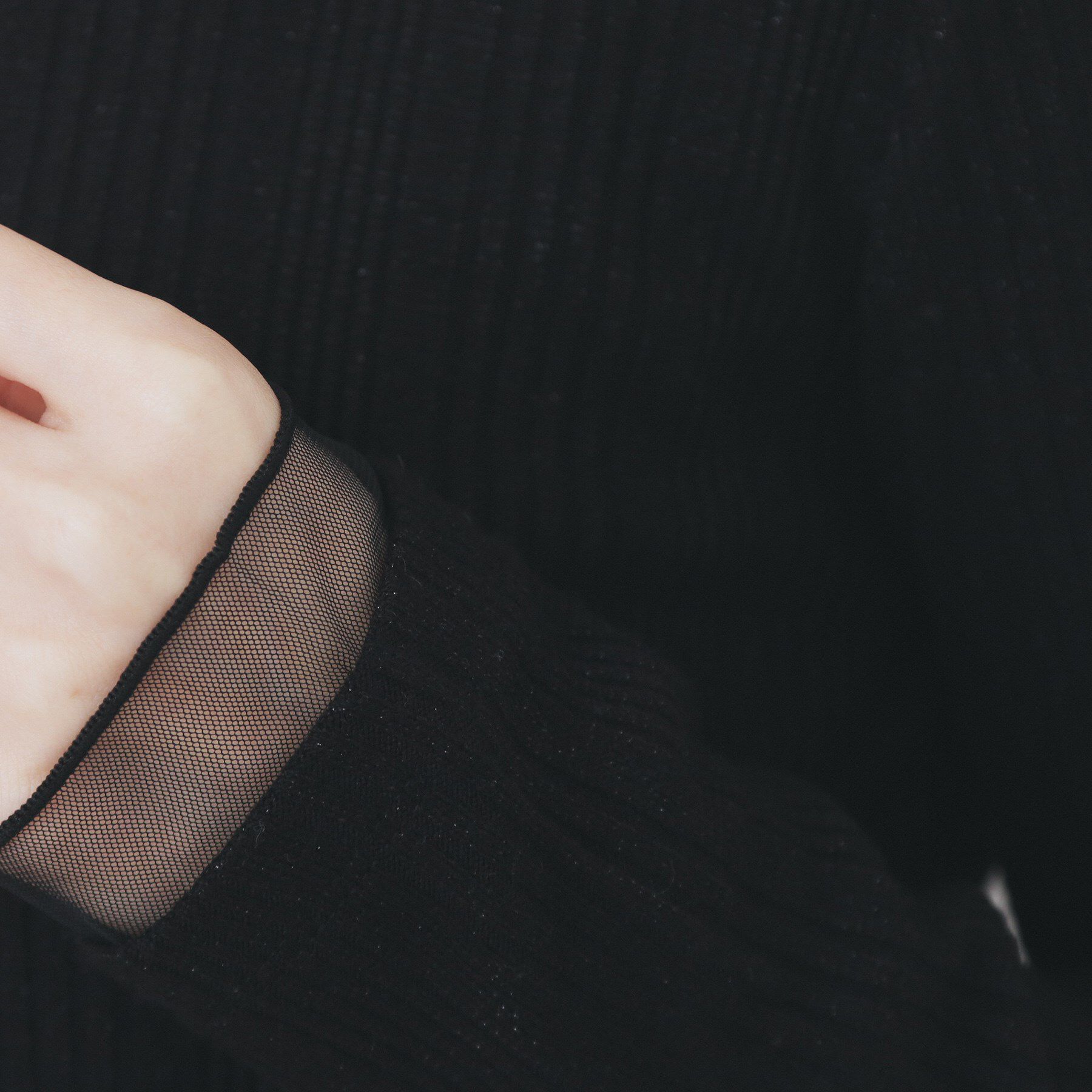 index「ランダムリブハイネックトップス【洗濯機OK/吸湿発熱】」|Tシャツ・カットソー|