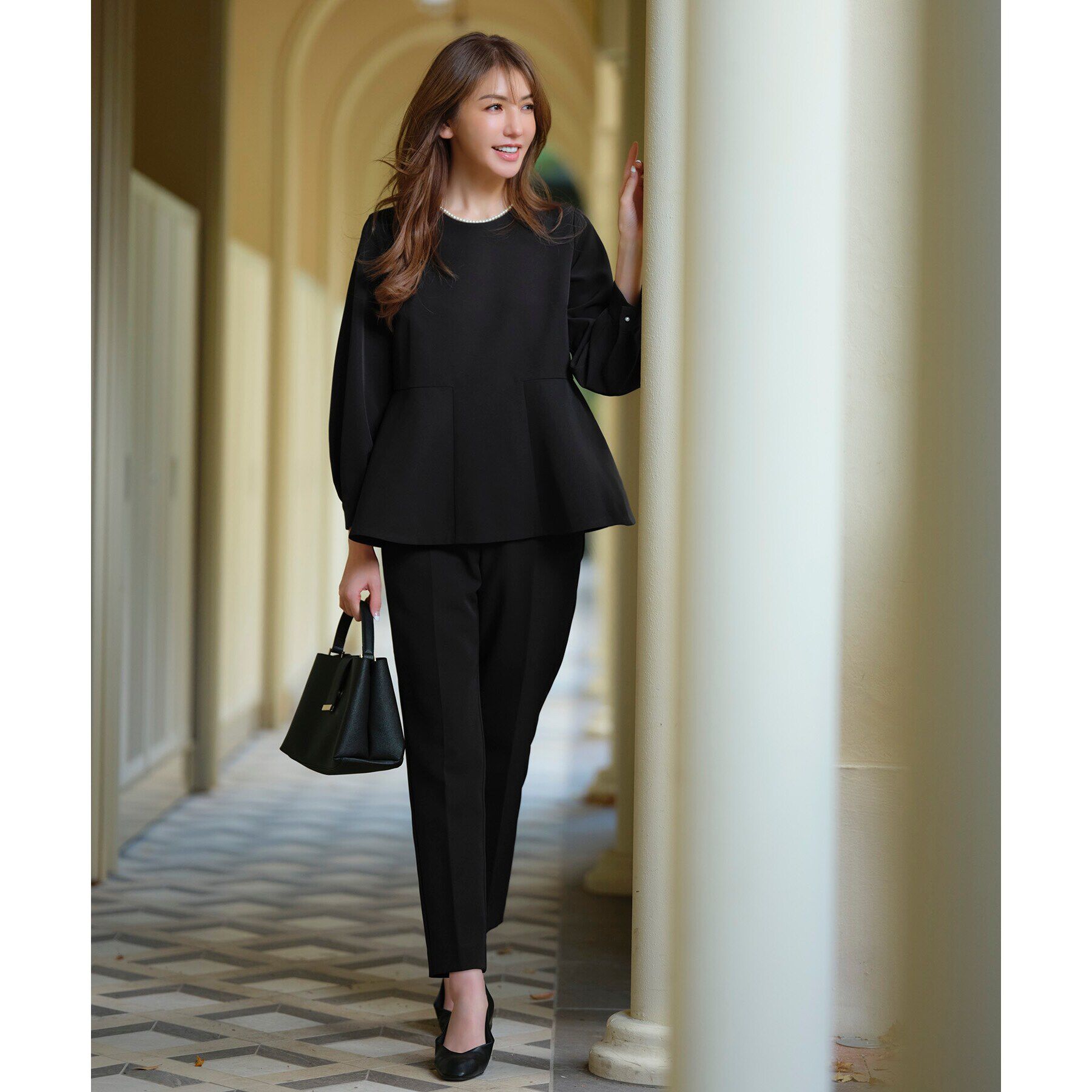 OPAQUE.CLIP「【抗菌防臭加工/7cmヒール】ベーシックパンプス/通勤対応」|パンプス|