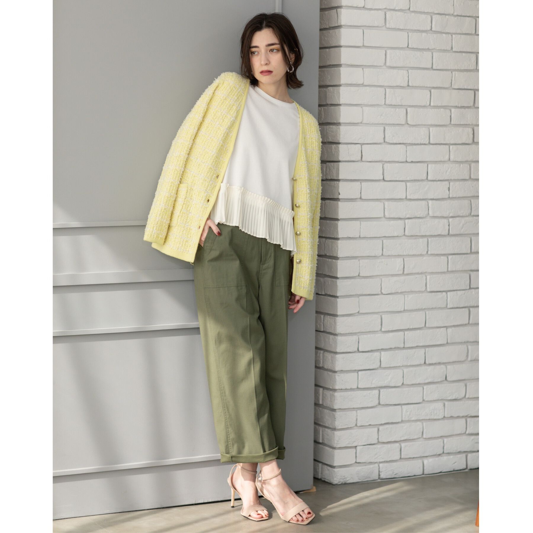 OPAQUE.CLIP「《S-LLサイズ》ストレッチベイカーワイドパンツ【洗濯機洗い可】」|その他|