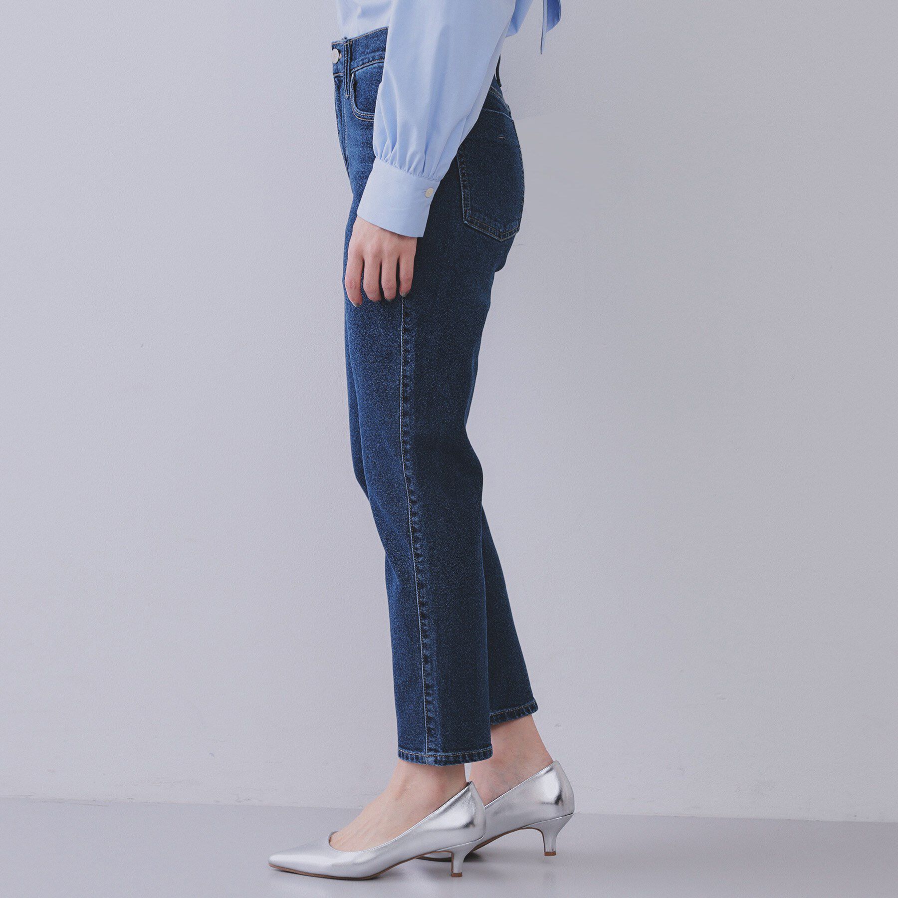 OPAQUE.CLIP「《SS-LLサイズ》ストレッチスリムストレートデニム【洗濯機洗い可】」|その他|