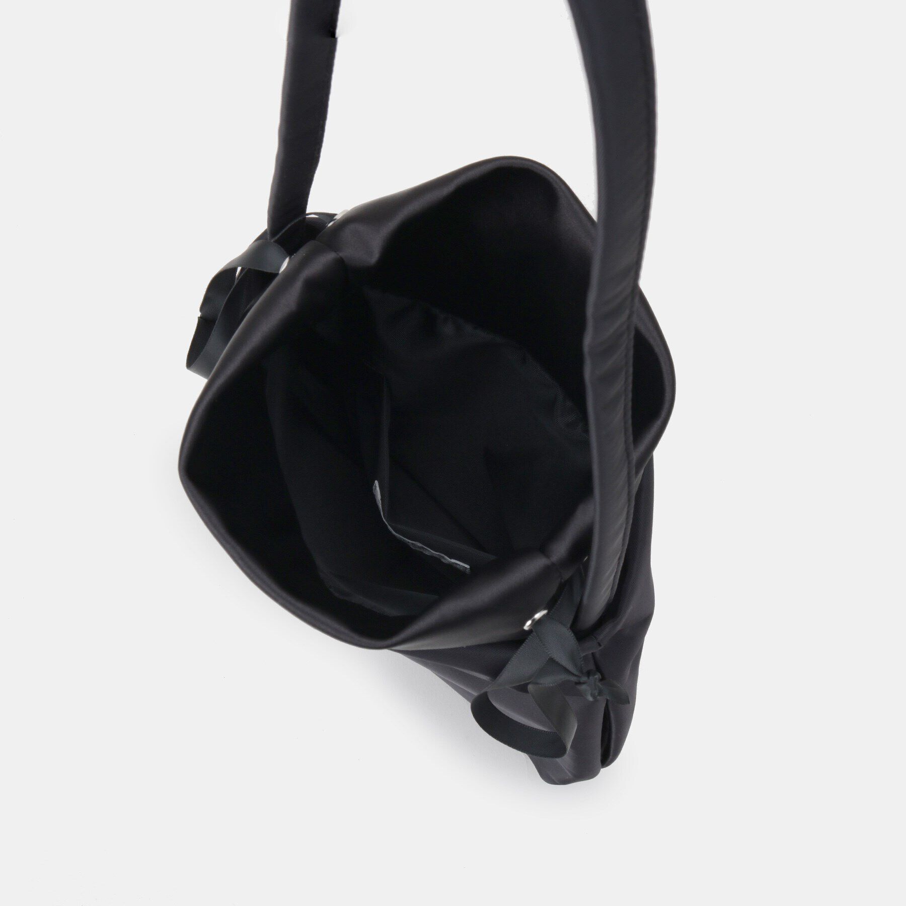 OPAQUE.CLIP「サテンコンビ巾着ワンショルダーバッグ」|ショルダー・メッセンジャー|
