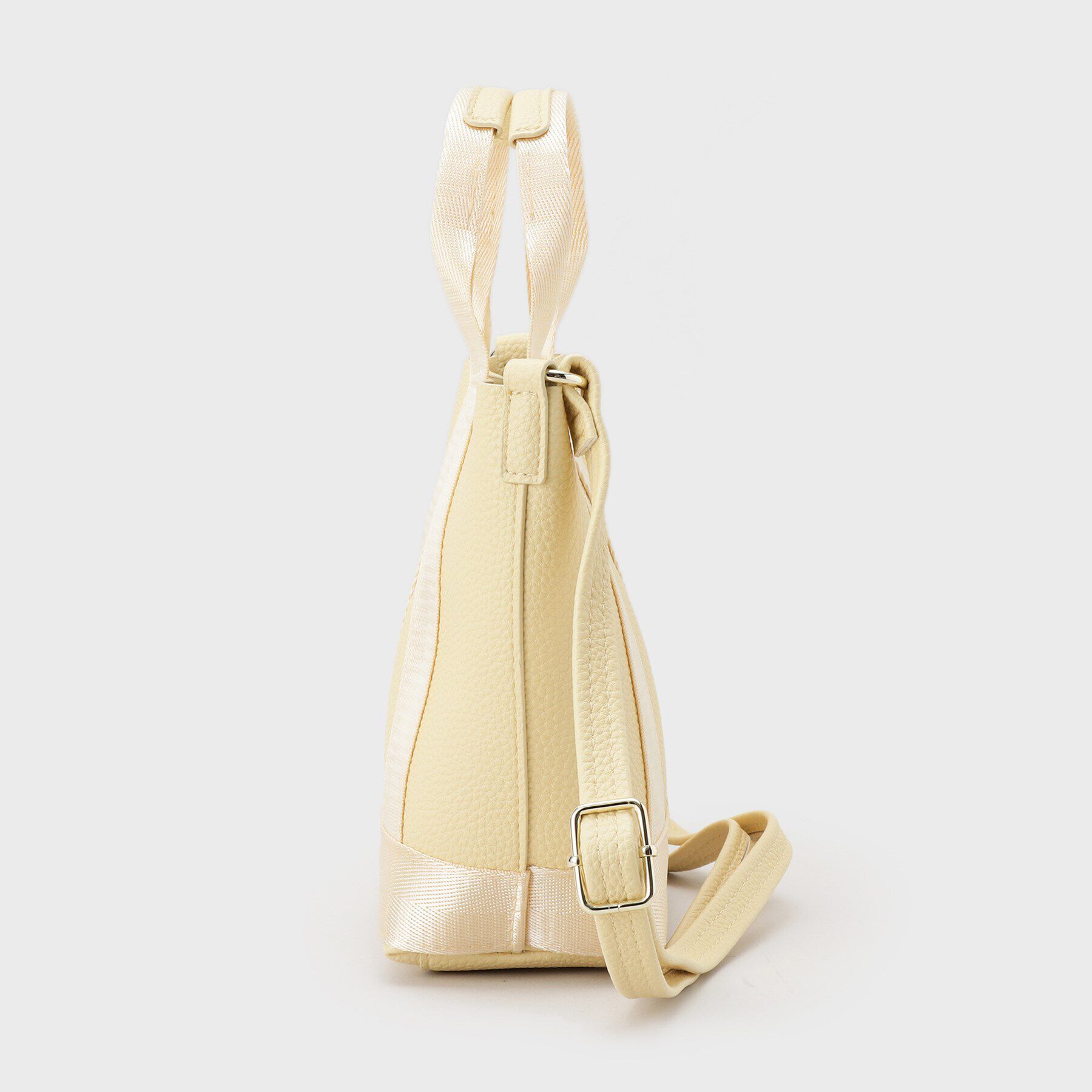 OPAQUE.CLIP「【長さ調整可能】シュリンク合皮コンビミニショルダーバッグ」|ショルダー・メッセンジャー|