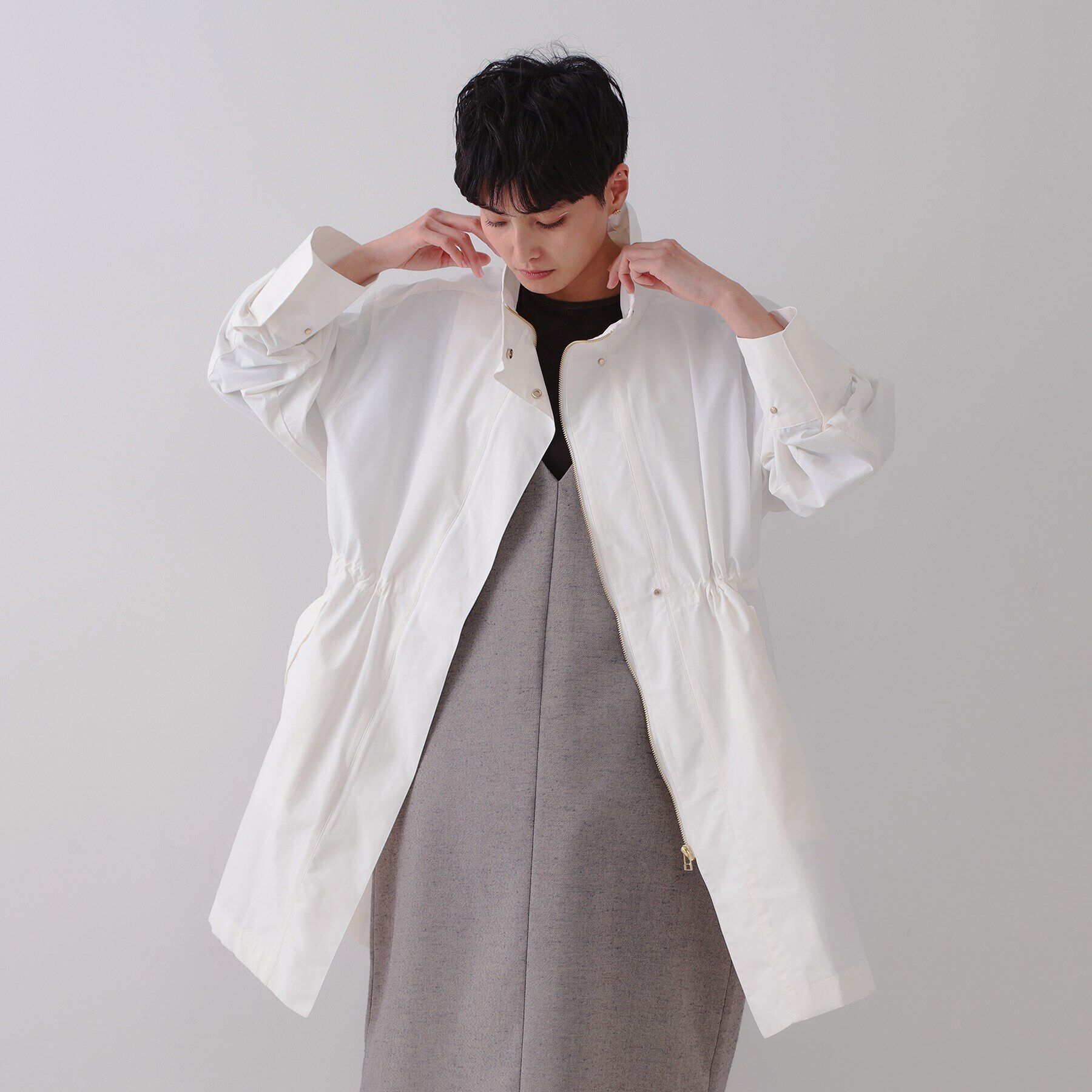 OPAQUE.CLIP「《CLASSY掲載》ミドルスタンドコート【洗濯機洗い可】」|その他|