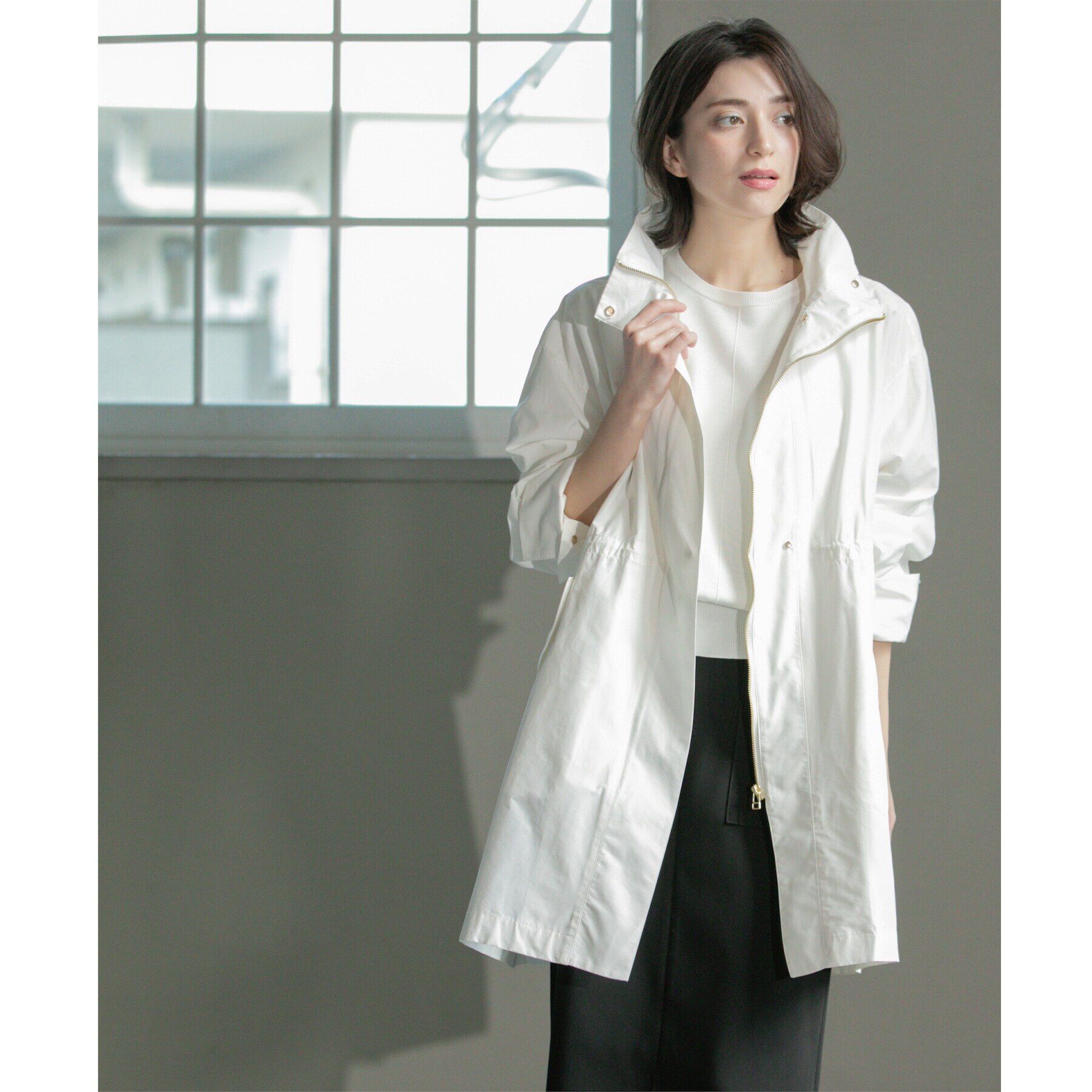 OPAQUE.CLIP「《CLASSY掲載》ミドルスタンドコート【洗濯機洗い可】」|その他|