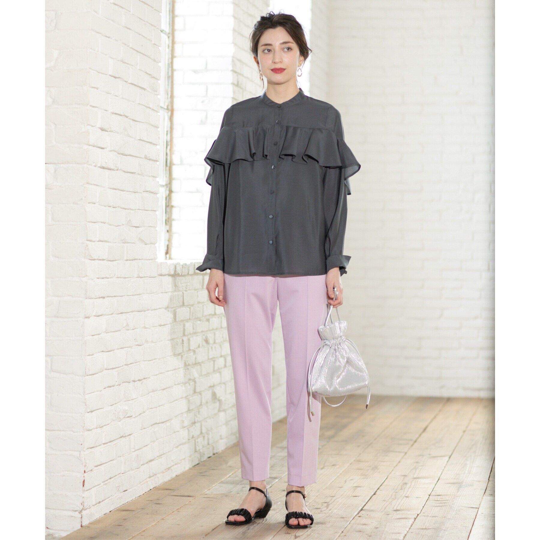 OPAQUE.CLIP「美脚ストレッチテーパードパンツ【洗濯機洗い可】」|その他|