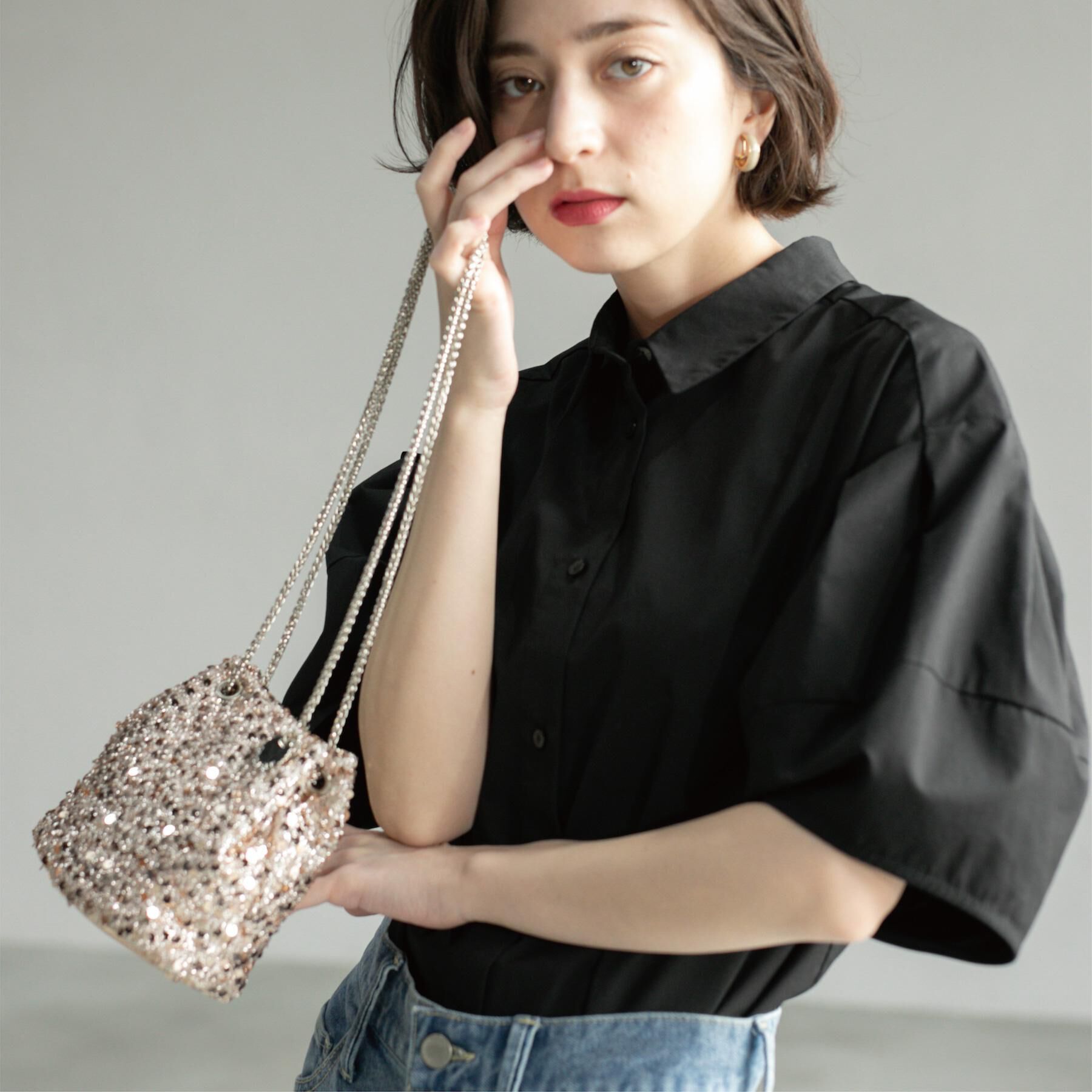 OPAQUE.CLIP「《美人百花掲載》ランタンスリーブシャツ【洗濯機洗い可】」|シャツ・ブラウス|