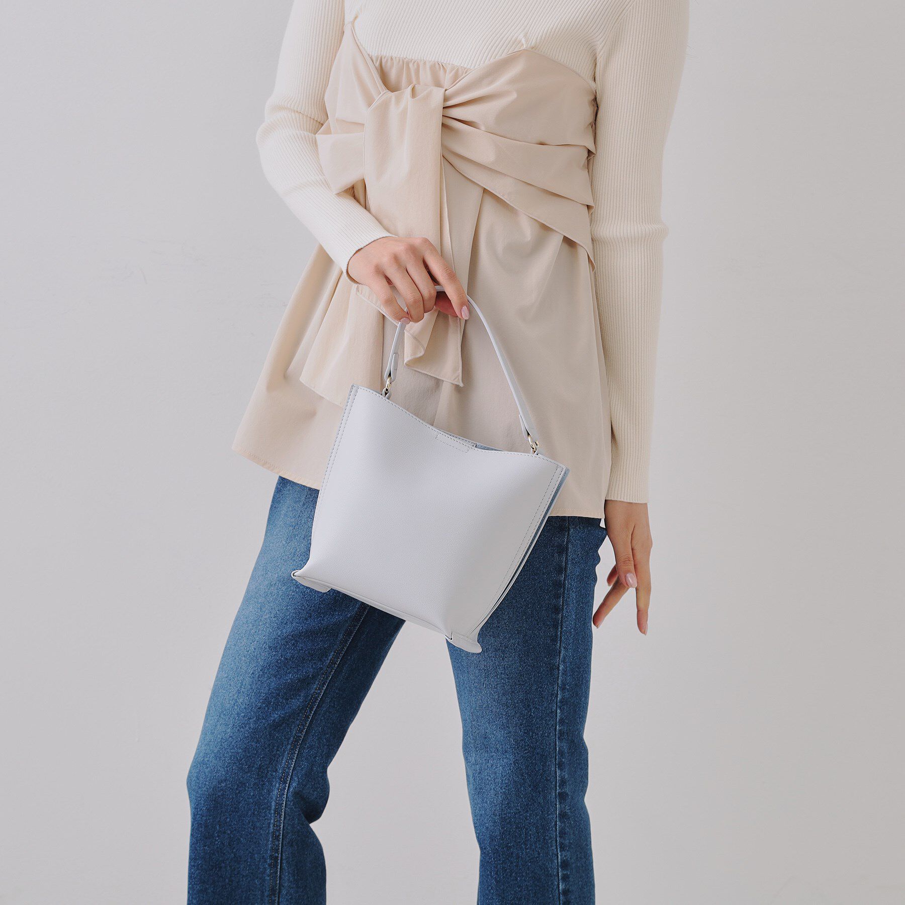 OPAQUE.CLIP「【2WAY】バイカラーワンハンドルミニショルダーバッグ」|ショルダー・メッセンジャー|