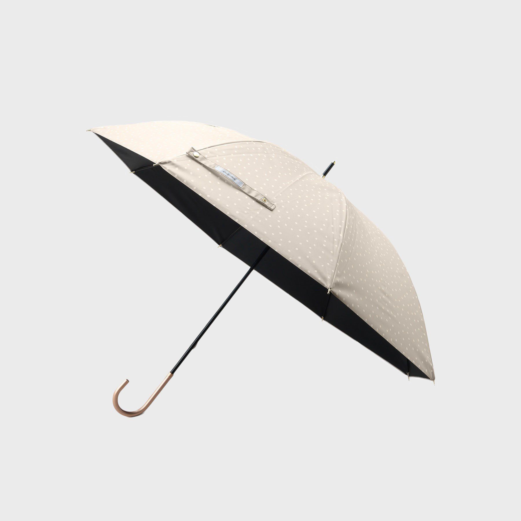 OPAQUE.CLIP「【晴雨兼用】デザインドット柄長傘」|傘|ベージュ(052)