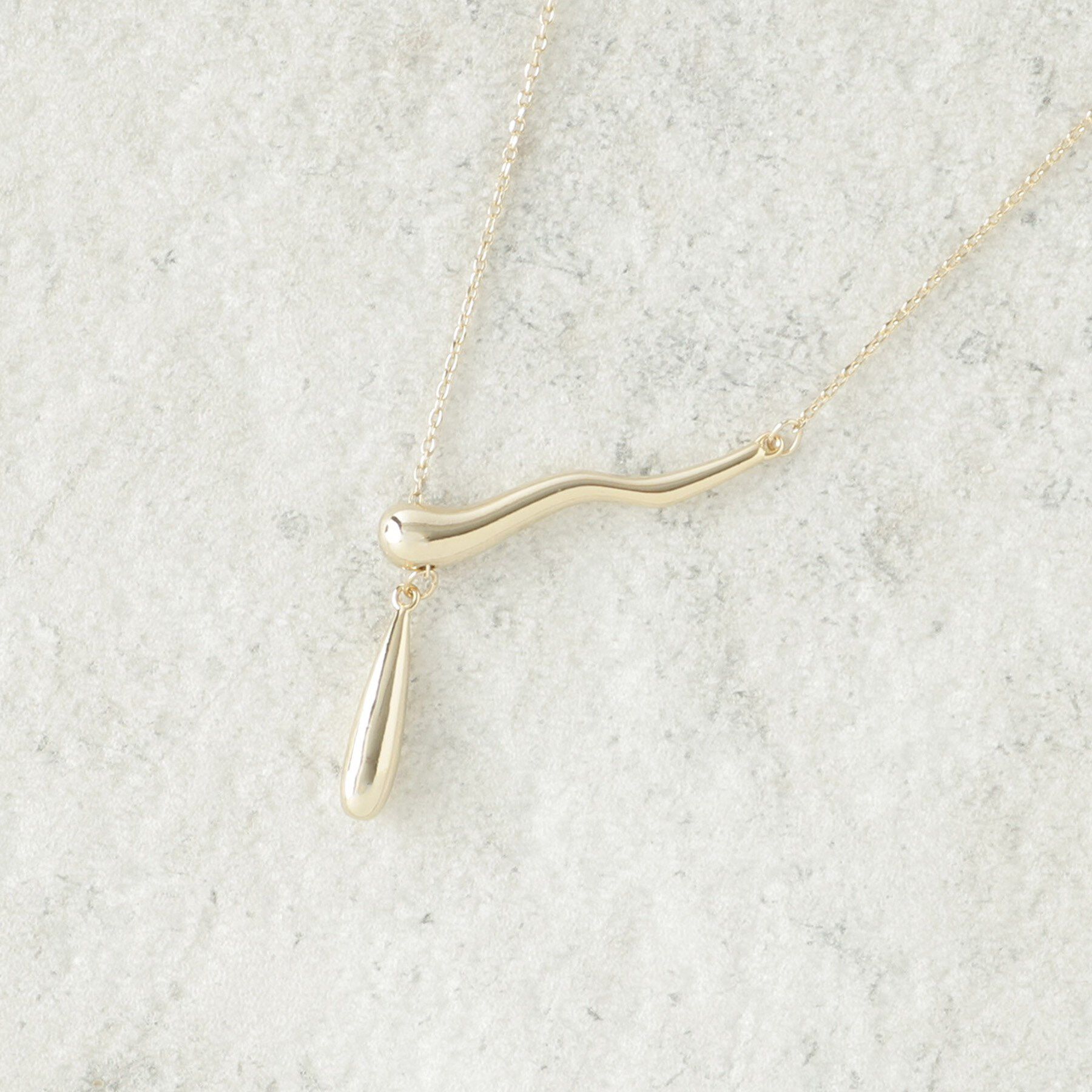 OPAQUE.CLIP「Y字スライドバーネックレス」|ネックレス|