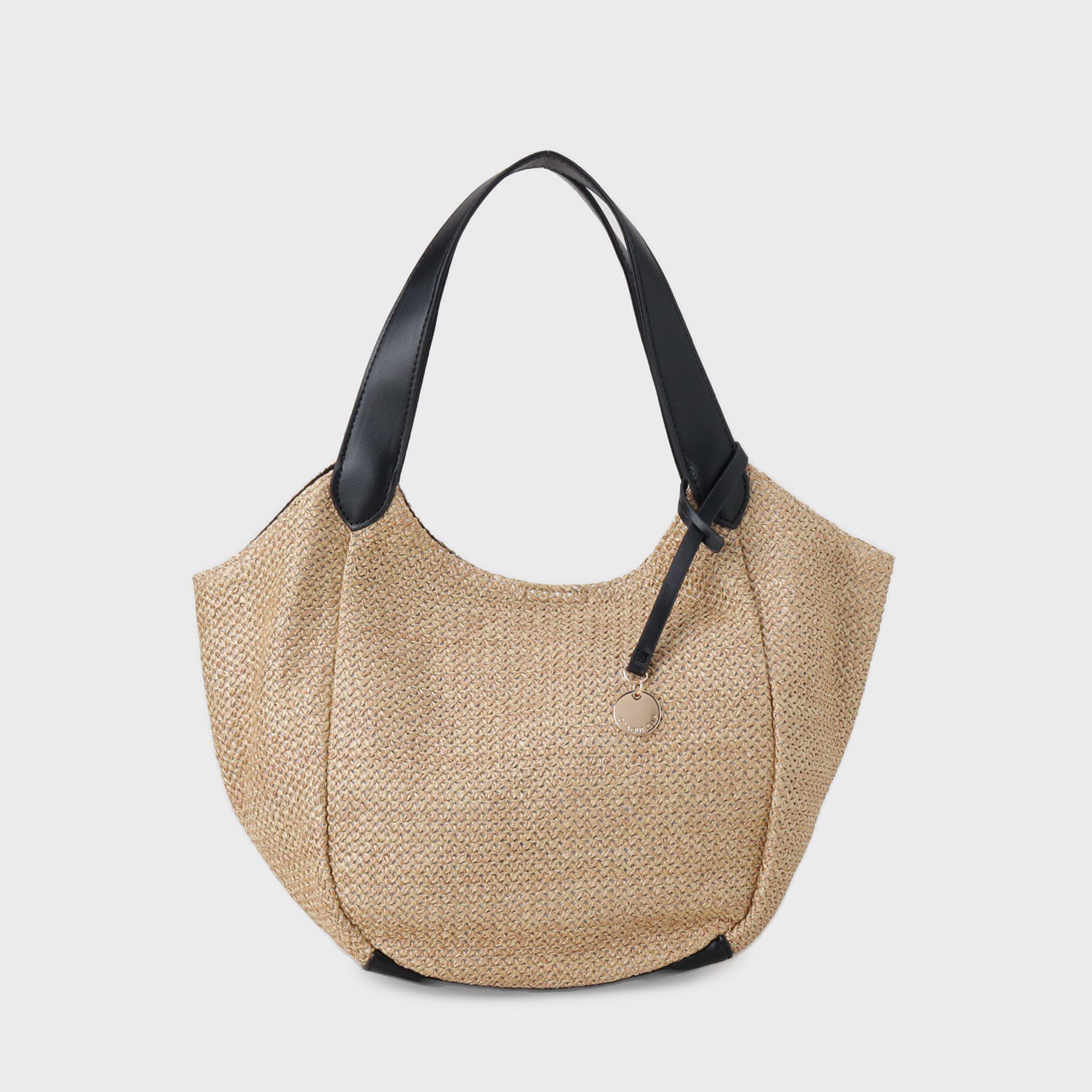 OPAQUE.CLIP「雑材合皮コンビマチ付きトートバッグ」|トートバッグ|