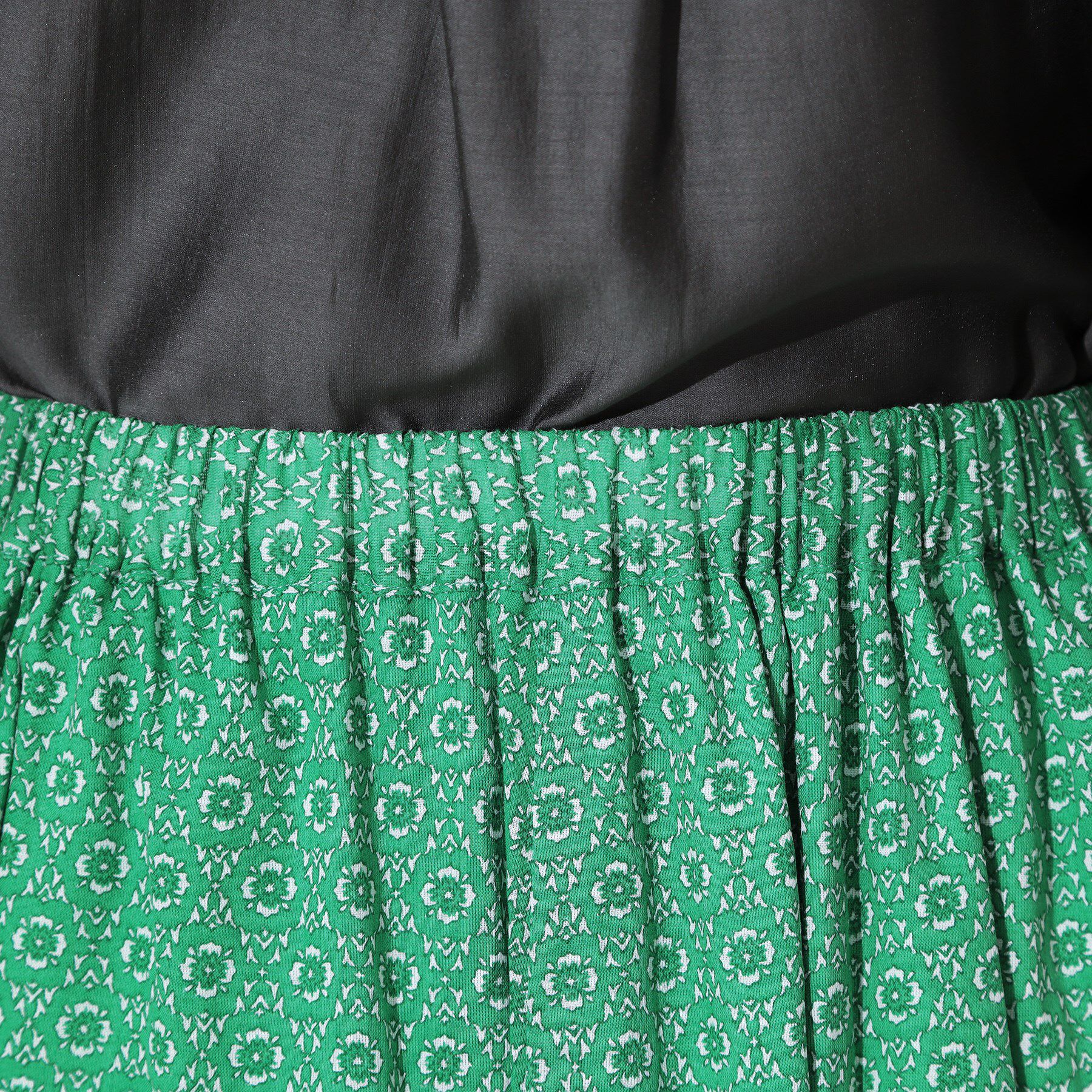 OPAQUE.CLIP「ギャザーフレアスカート/オーガニックコットン混【洗濯機洗い可】」|スカート|