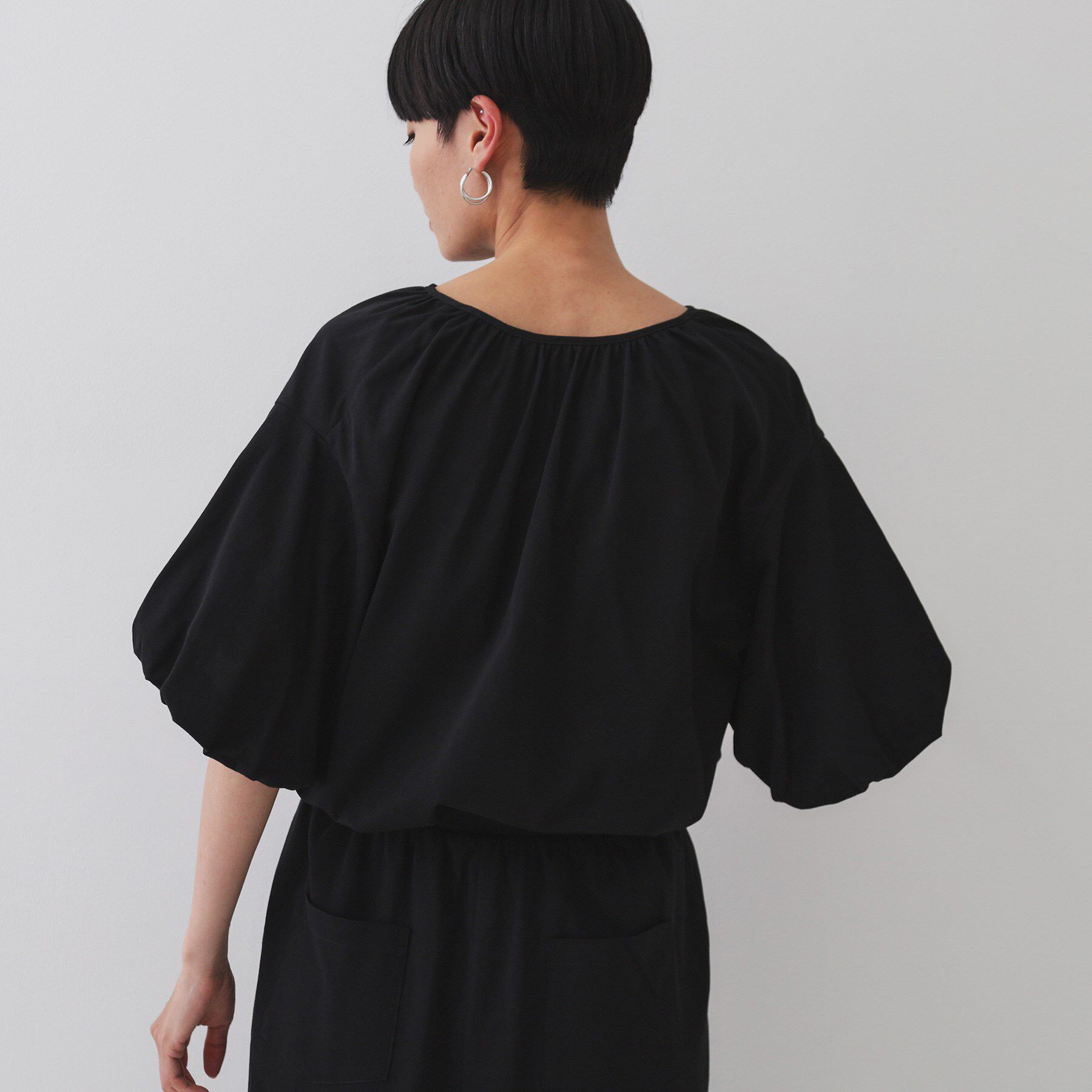 OPAQUE.CLIP「バルーンスリーブトップス/セットアップ対応【UVケア/接触冷感/洗濯機洗い可】」|Tシャツ・カットソー|