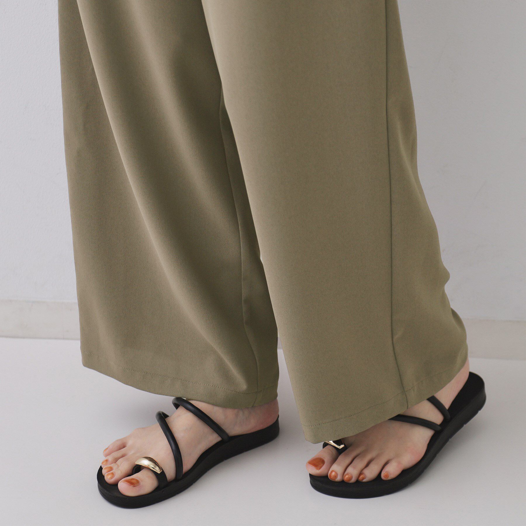 OPAQUE.CLIP「イージーサロペット【洗濯機洗い可】」|オールインワン|