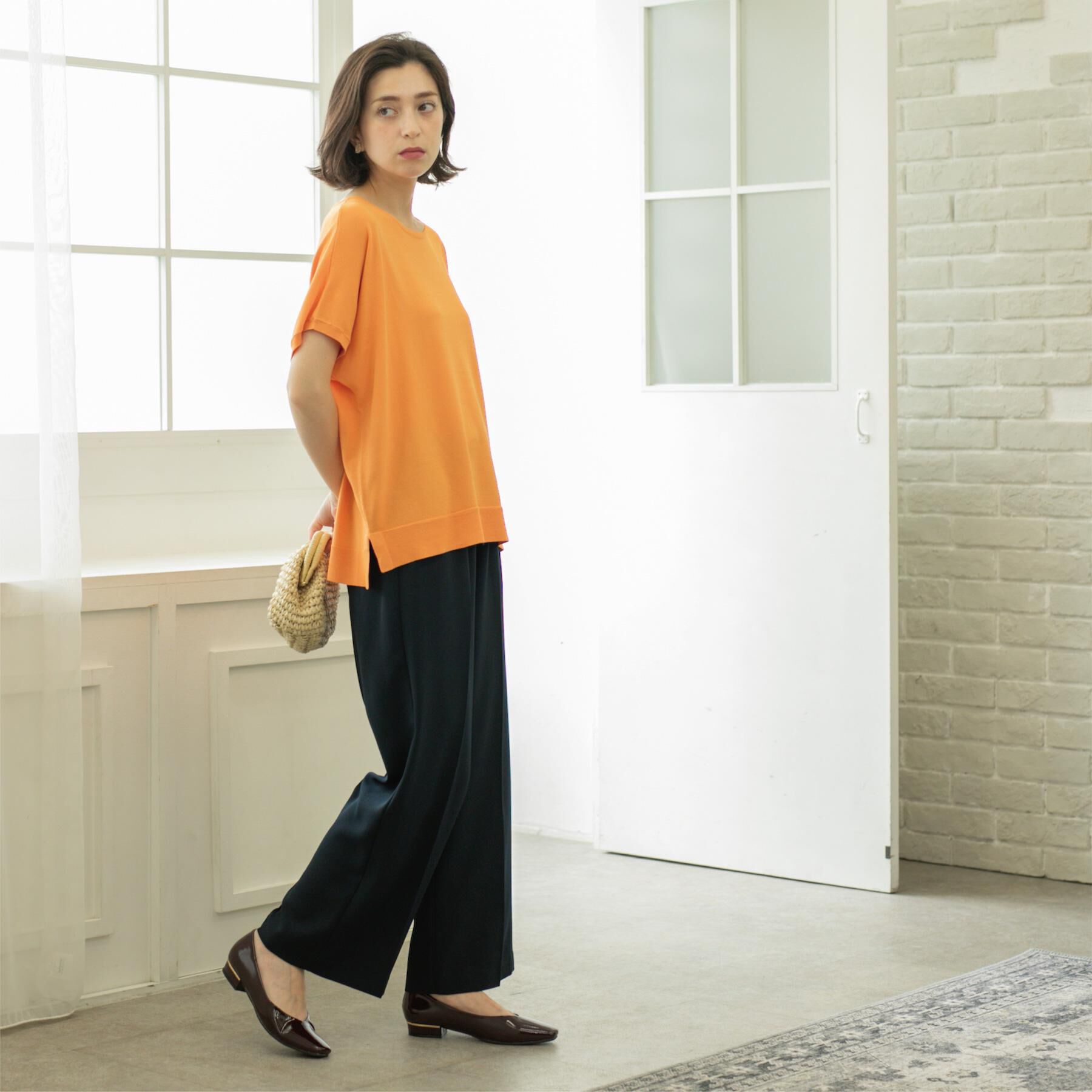 OPAQUE.CLIP「美脚イージーワイドパンツ【防シワ/洗濯機洗い可/抗ピル/ストレッチ】《丈が選べる/SS-LLサイズ/」|その他|