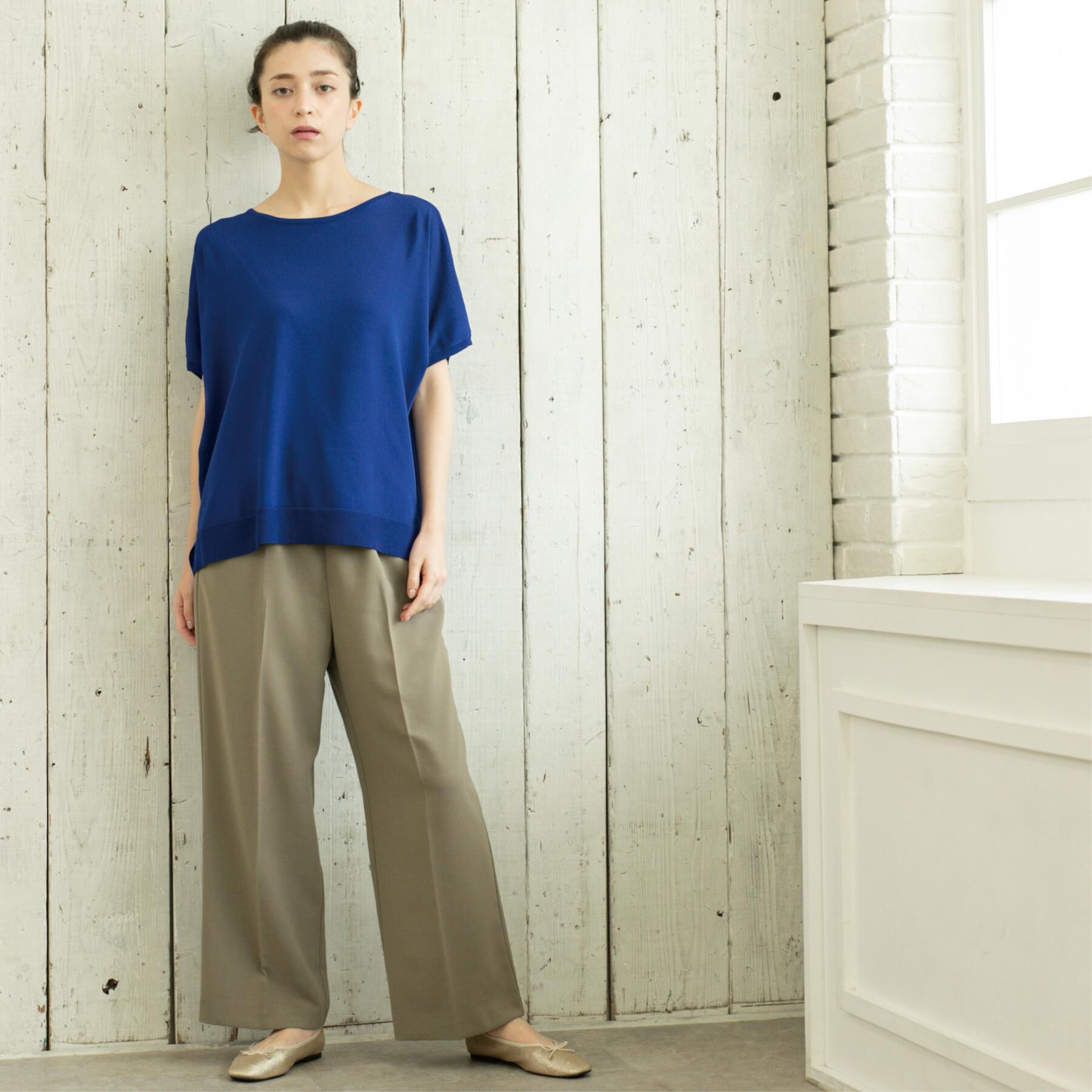 OPAQUE.CLIP「美脚イージーワイドパンツ【防シワ/洗濯機洗い可/抗ピル/ストレッチ】《丈が選べる/SS-LLサイズ/」|その他|