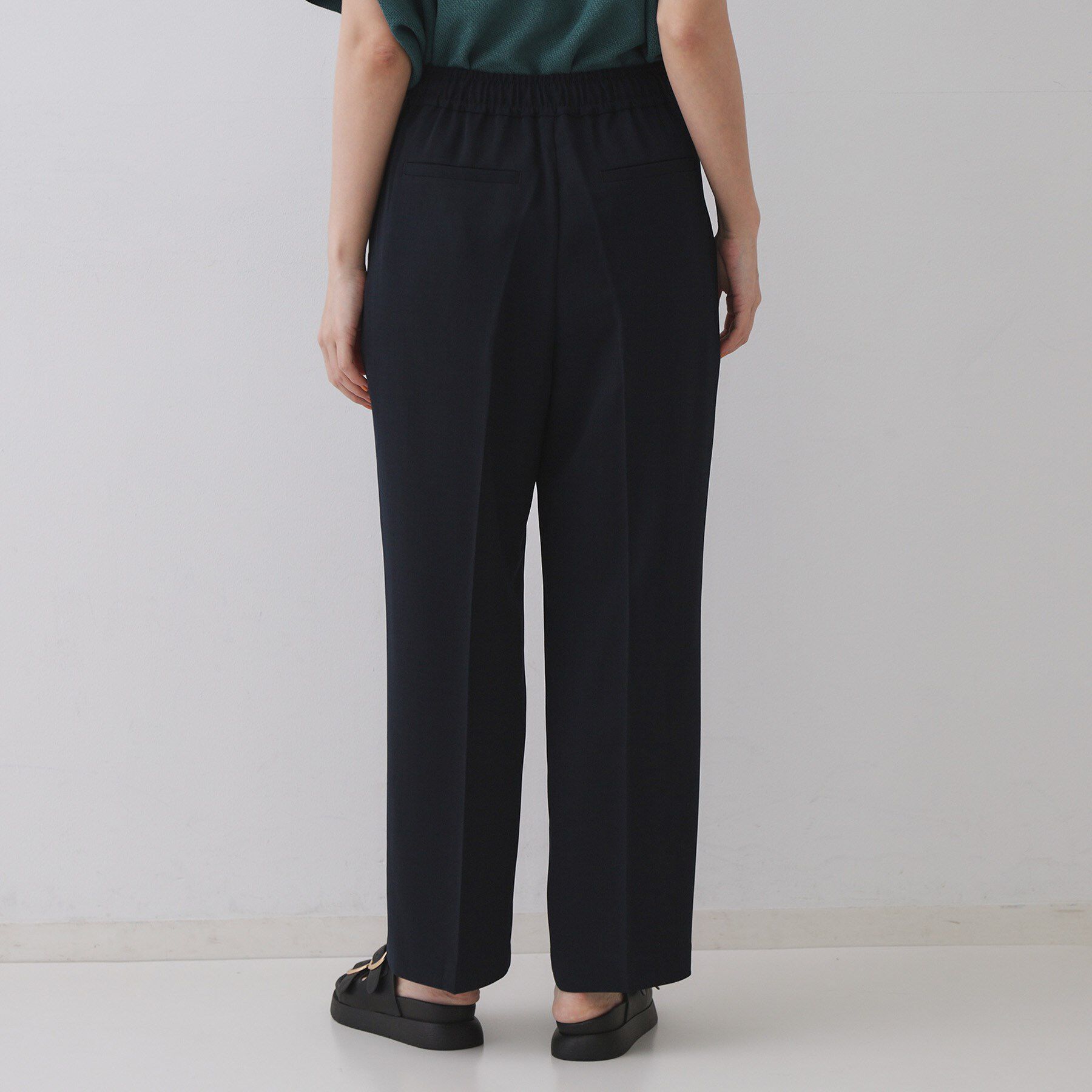 OPAQUE.CLIP「美脚イージーワイドパンツ【防シワ/洗濯機洗い可/抗ピル/ストレッチ】《丈が選べる/SS-LLサイズ/」|その他|