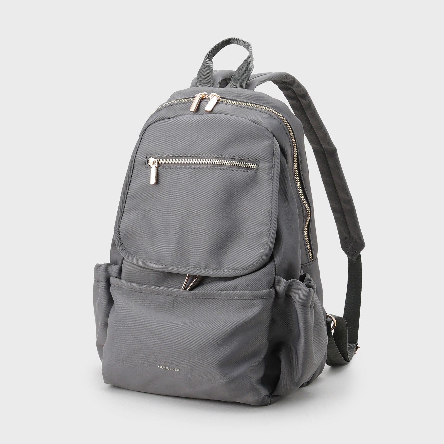 OPAQUE.CLIP「【撥水加工/多ポケット/A4サイズ対応】マルチファンクションツイルリュックサック」|リュック|