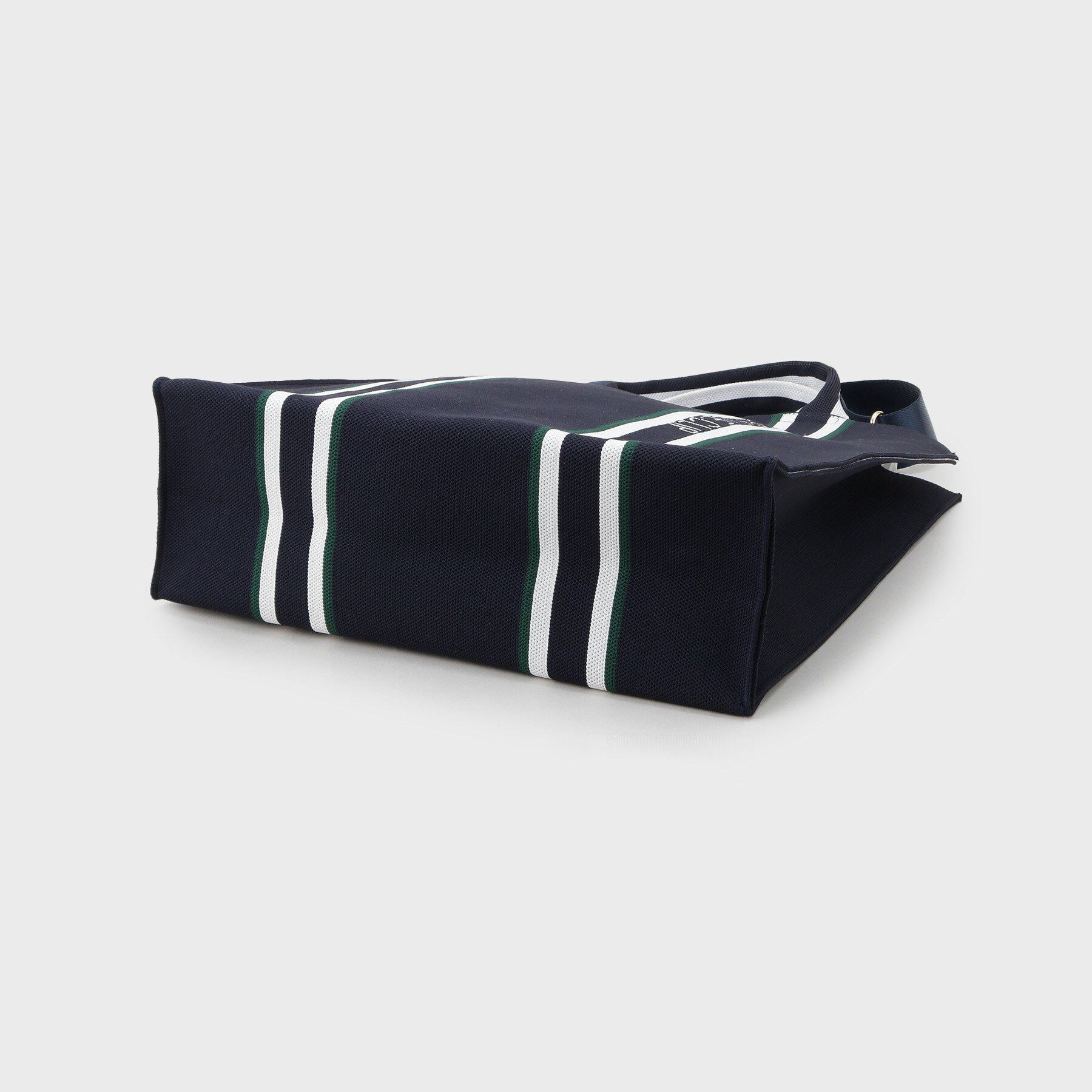 OPAQUE.CLIP「【2WAY/A4サイズ対応】ラインハンドルスクエアニットトートバッグ」|トートバッグ|