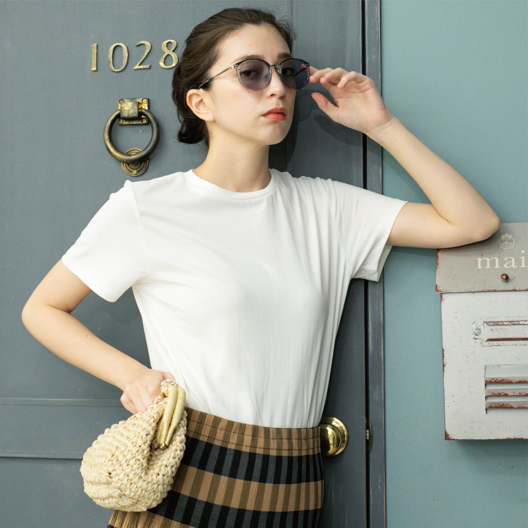 OPAQUE.CLIP「《5色展開》ベーシックTシャツ【洗濯機洗い可/UV/接触冷感】」|Tシャツ・カットソー|