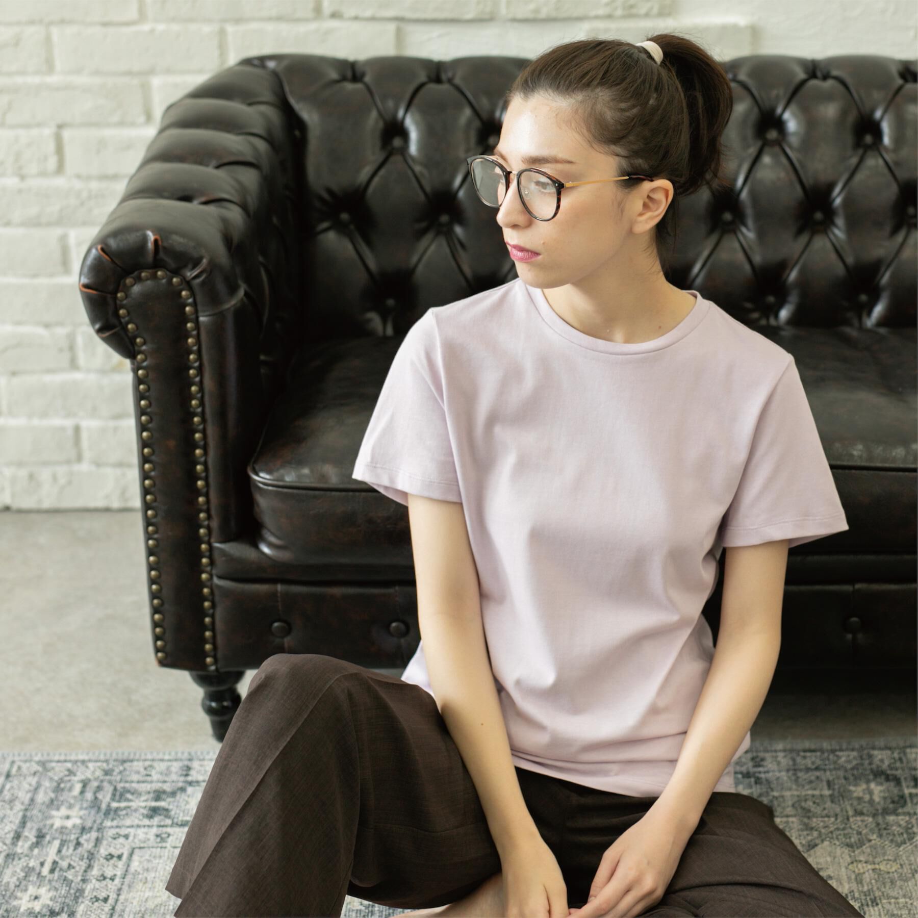 OPAQUE.CLIP「《5色展開》ベーシックTシャツ【洗濯機洗い可/UV/接触冷感】」|Tシャツ・カットソー|